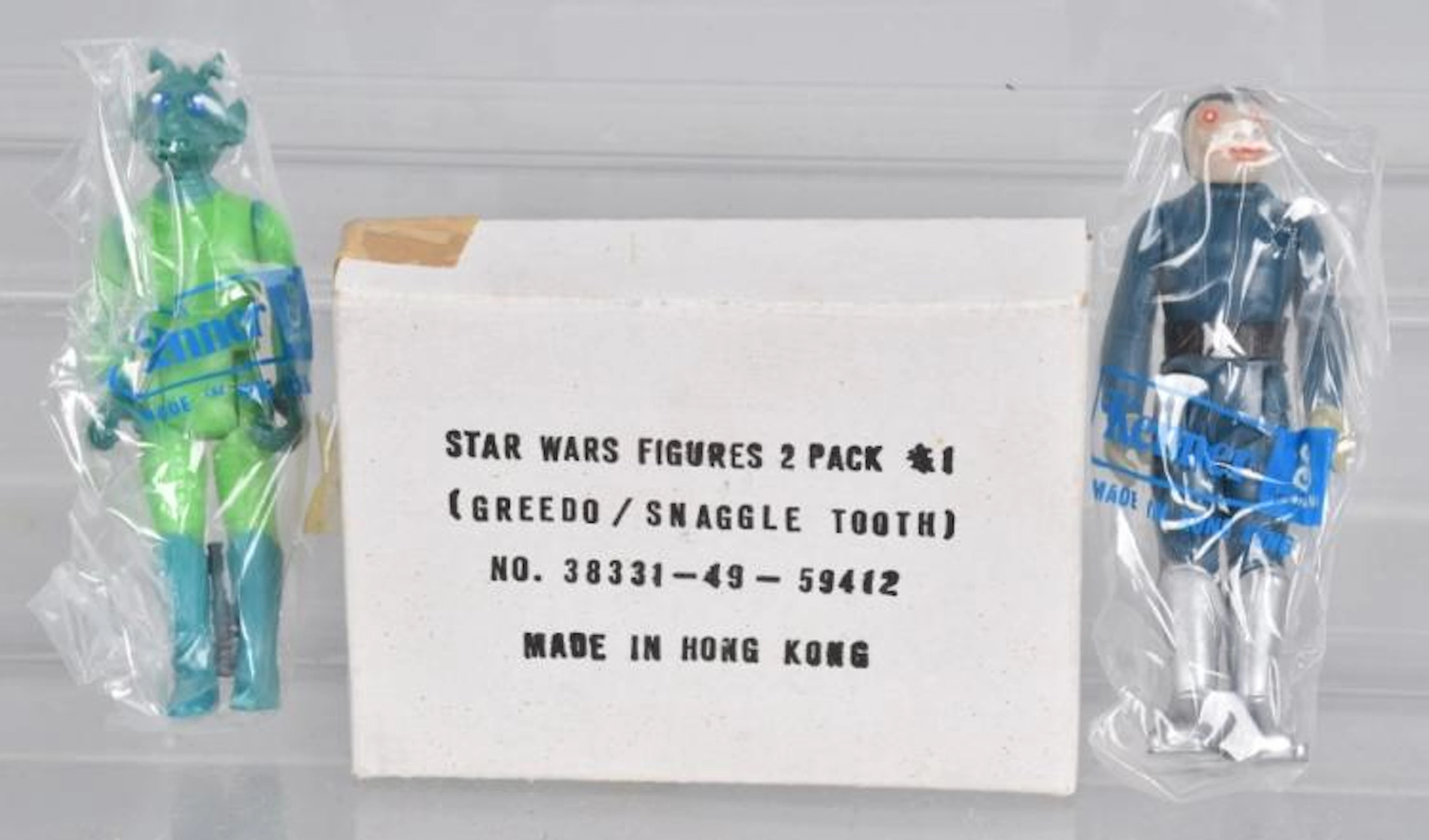 78 SEARS MAIL AWAY BLUE SNAGGLETOOTH & GREEDO MIB
