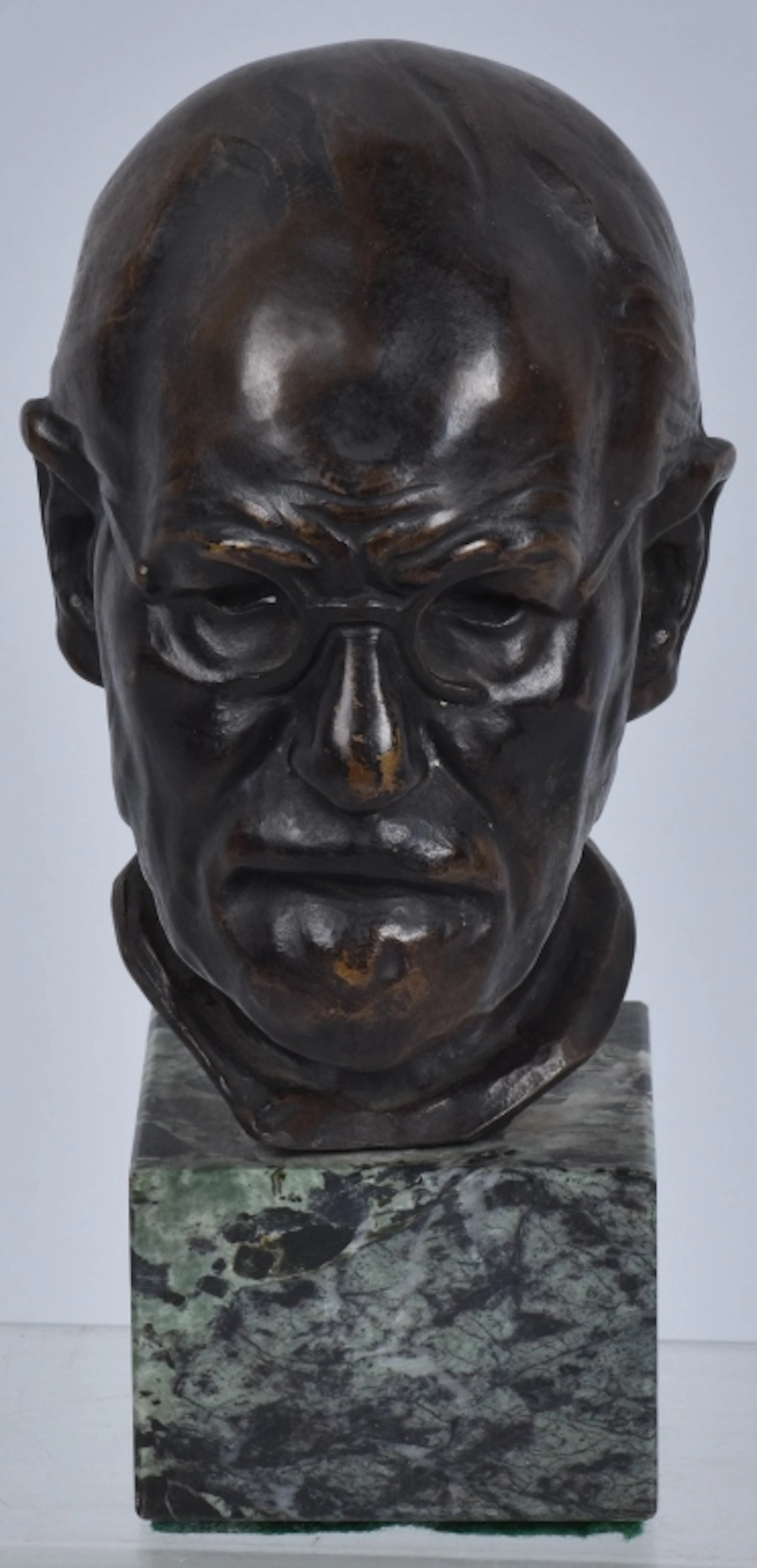 SIGMUND FREUD BRONZE BUST, OSCAR NEMON