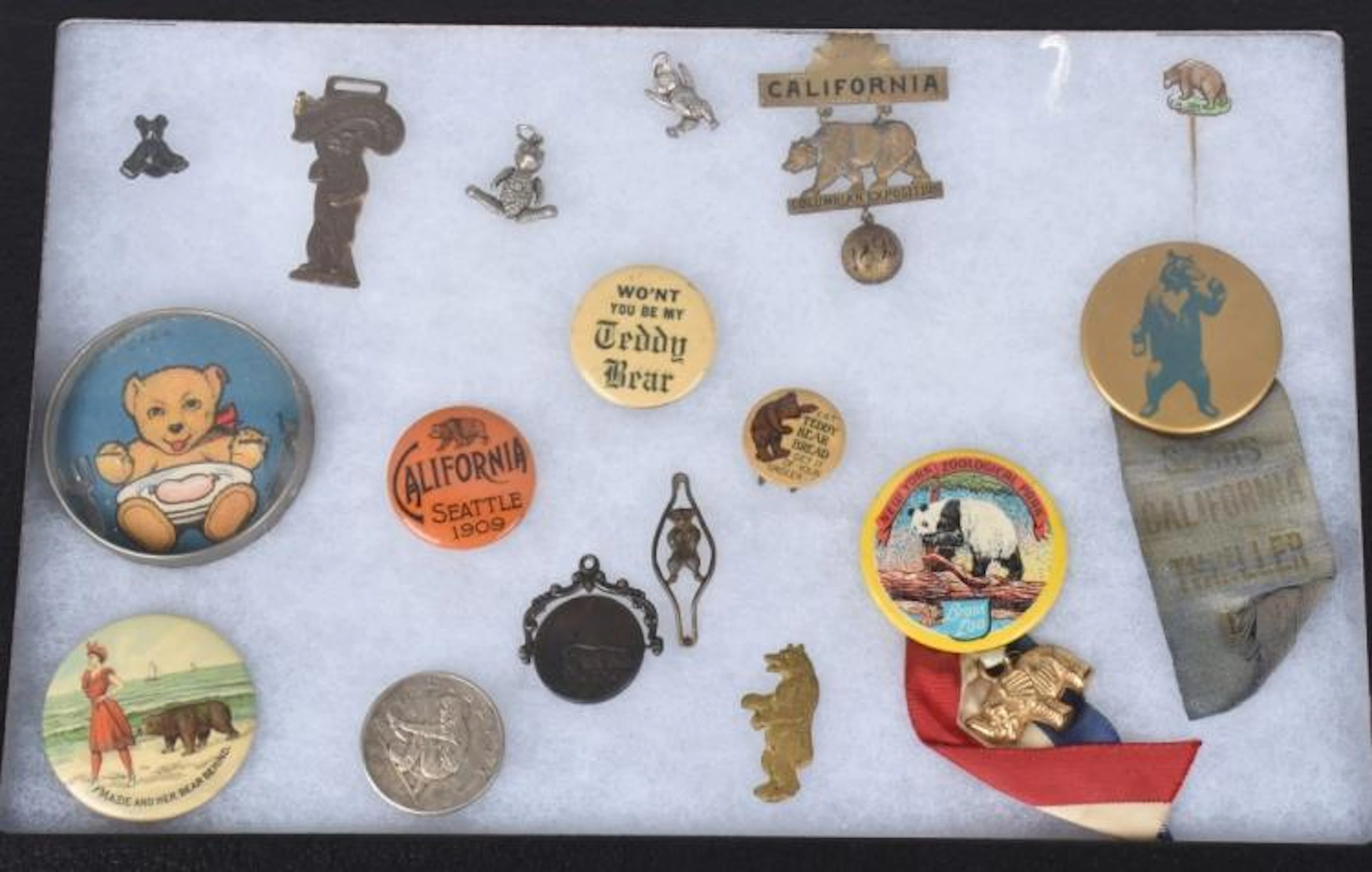 17-EARLY TEDDY BEAR ITEMS, ADVERTISING & MORE