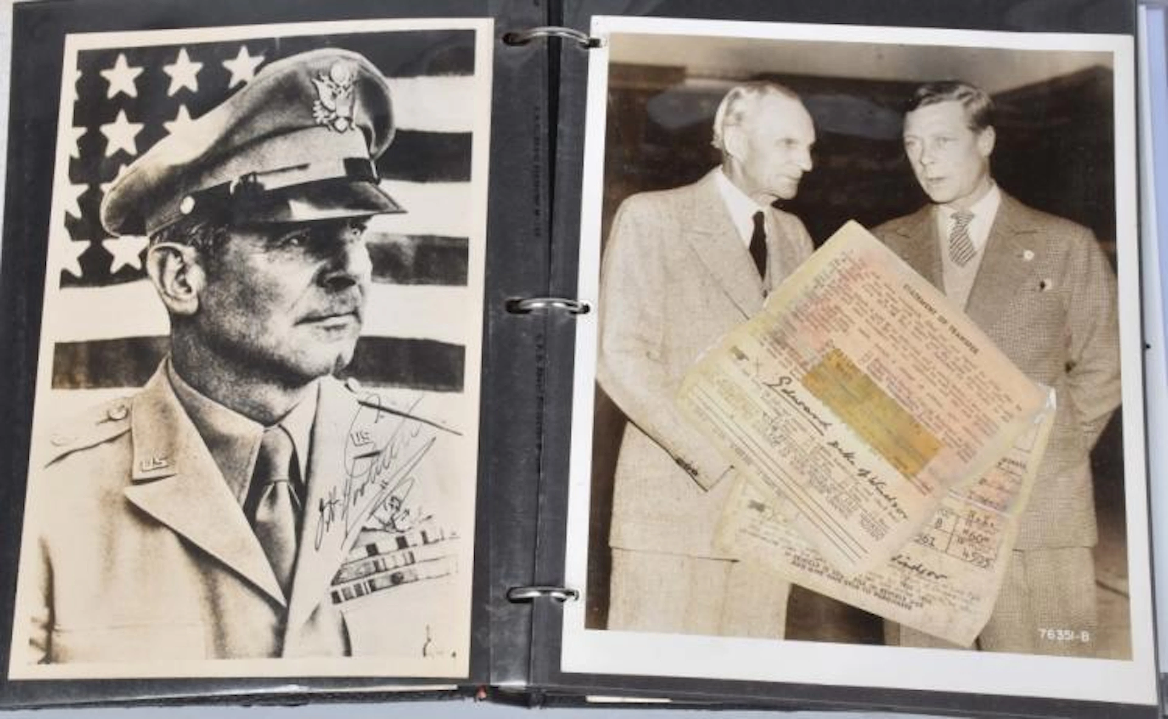 AUTOGRAPH BOOK & PICTURES OF FAMOUS PEOPLE