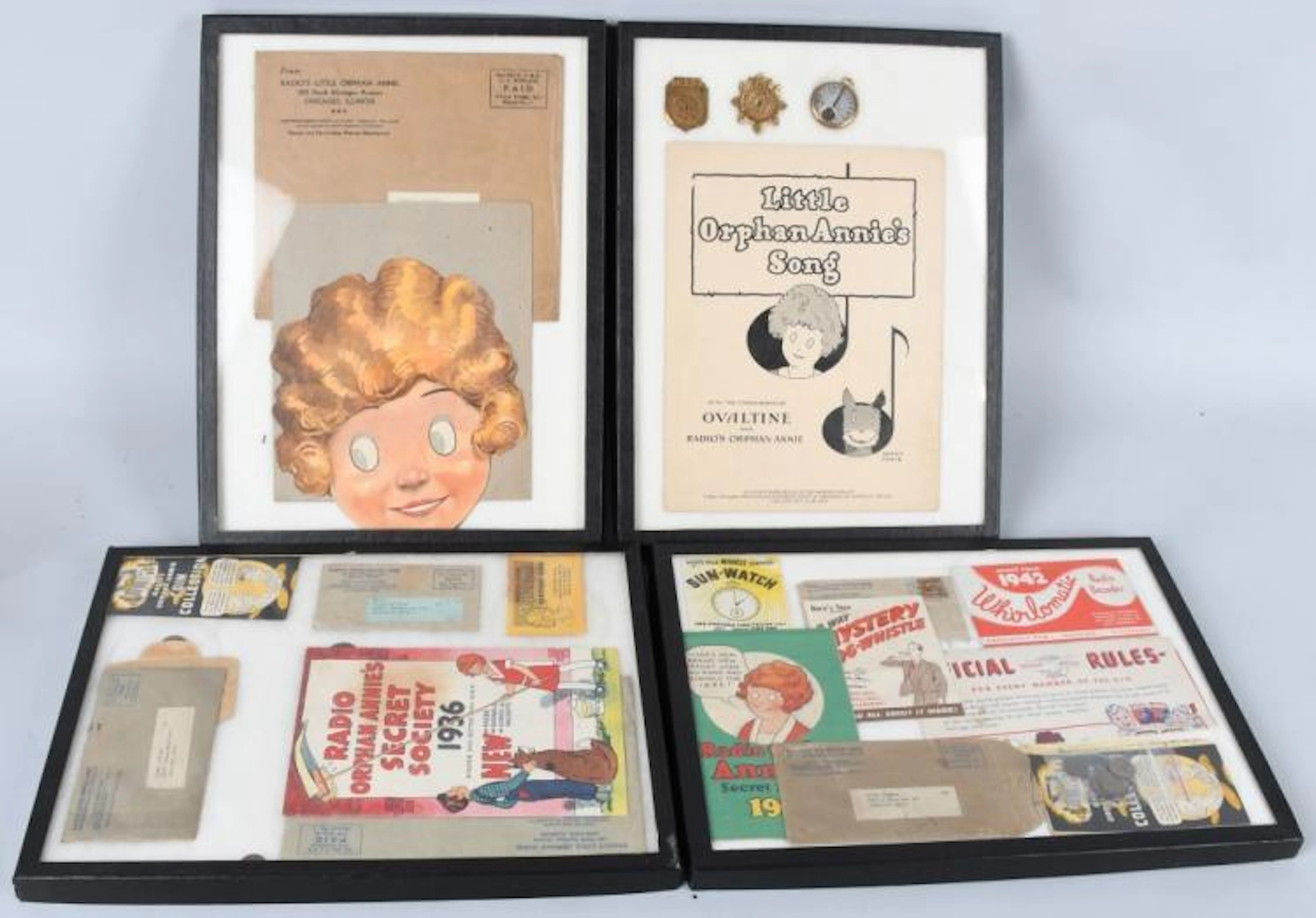 VINTAGE ORPHAN ANNIE LOT, PREMIUMS & MORE