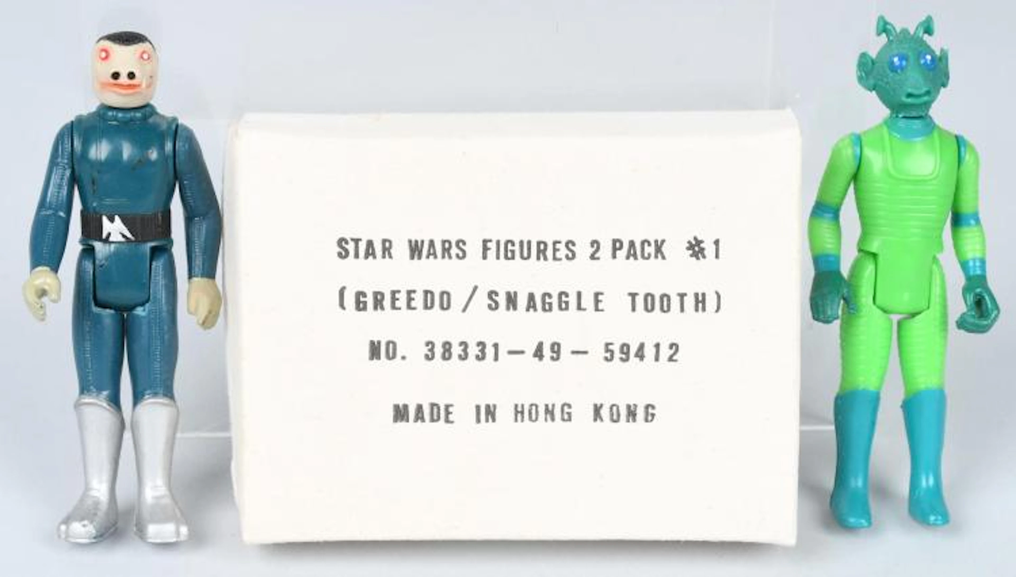 STAR WARS MAILAWAY BLUE SNAGGLETOOTH & GREEDO MIB