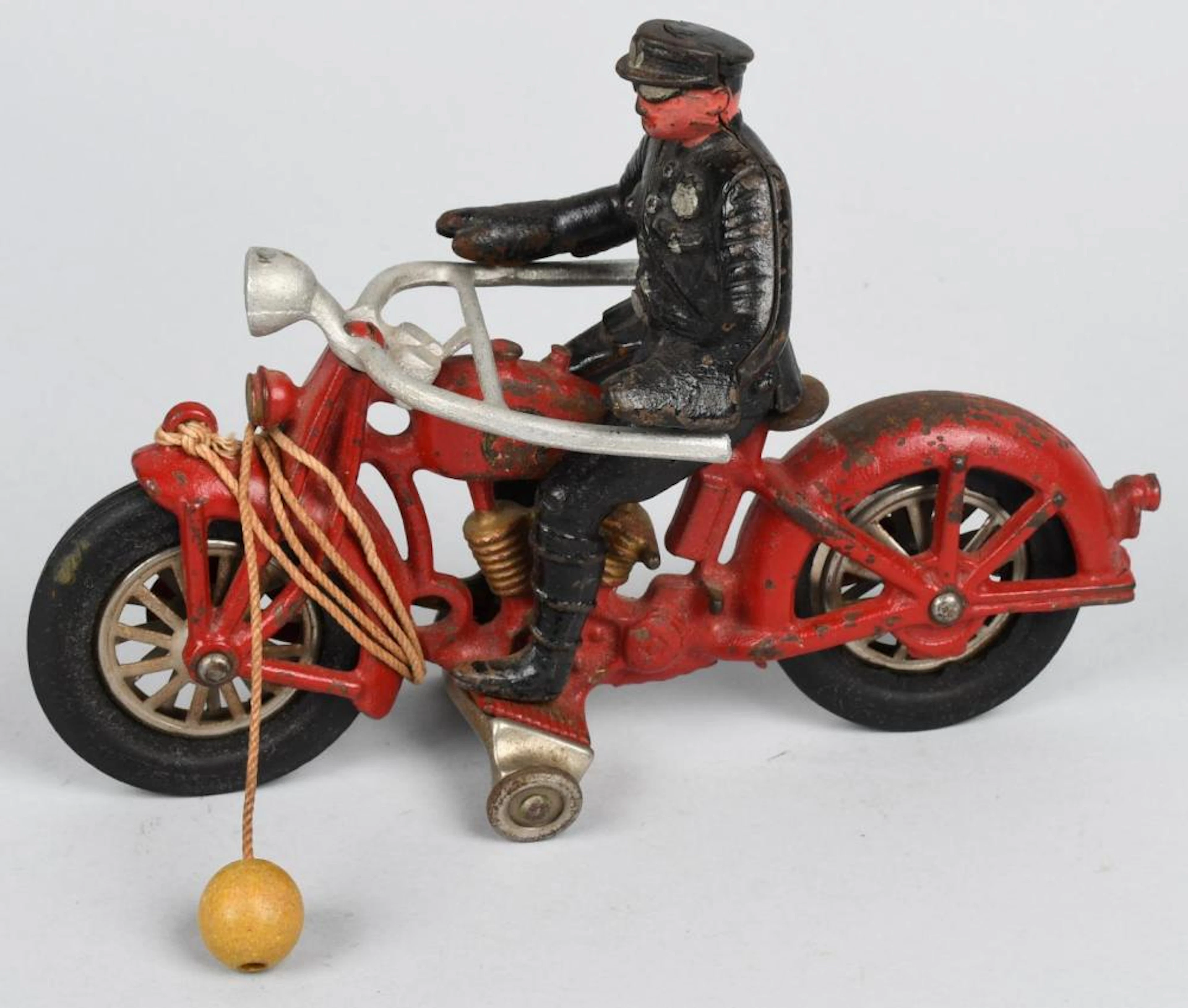 HUBLEY cast iron SOLO MOTORCYCLE & RIDER
