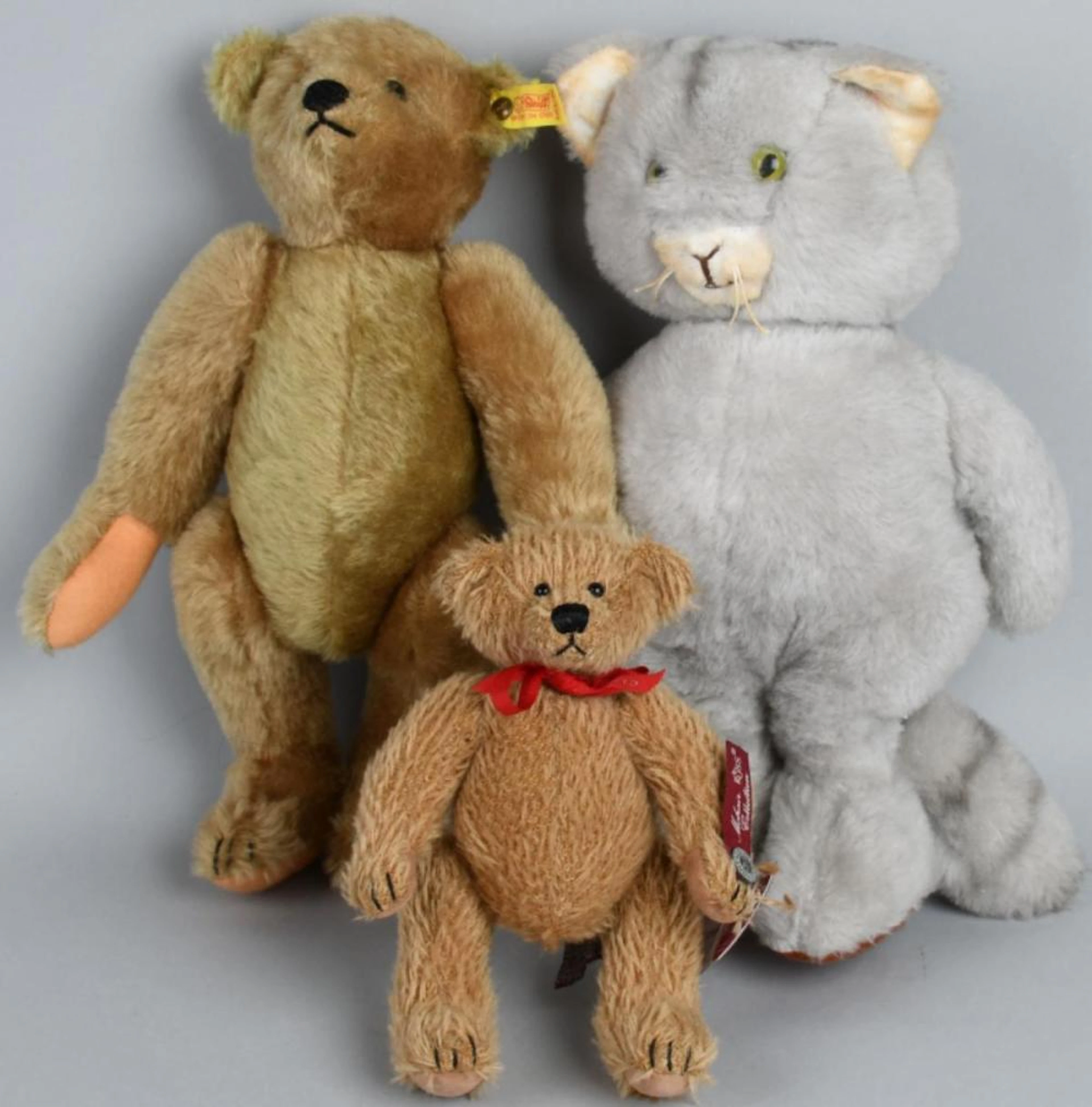 LOT OF (3) STEIFF, RUSS & EDENS STUFFED ANIMALS