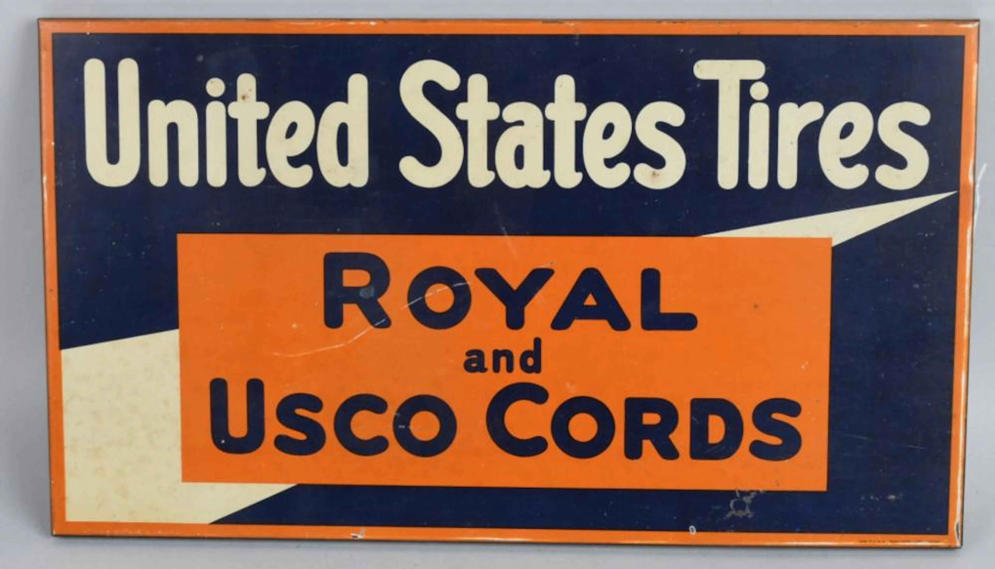 United States Tires Royal Usco Cords Sign