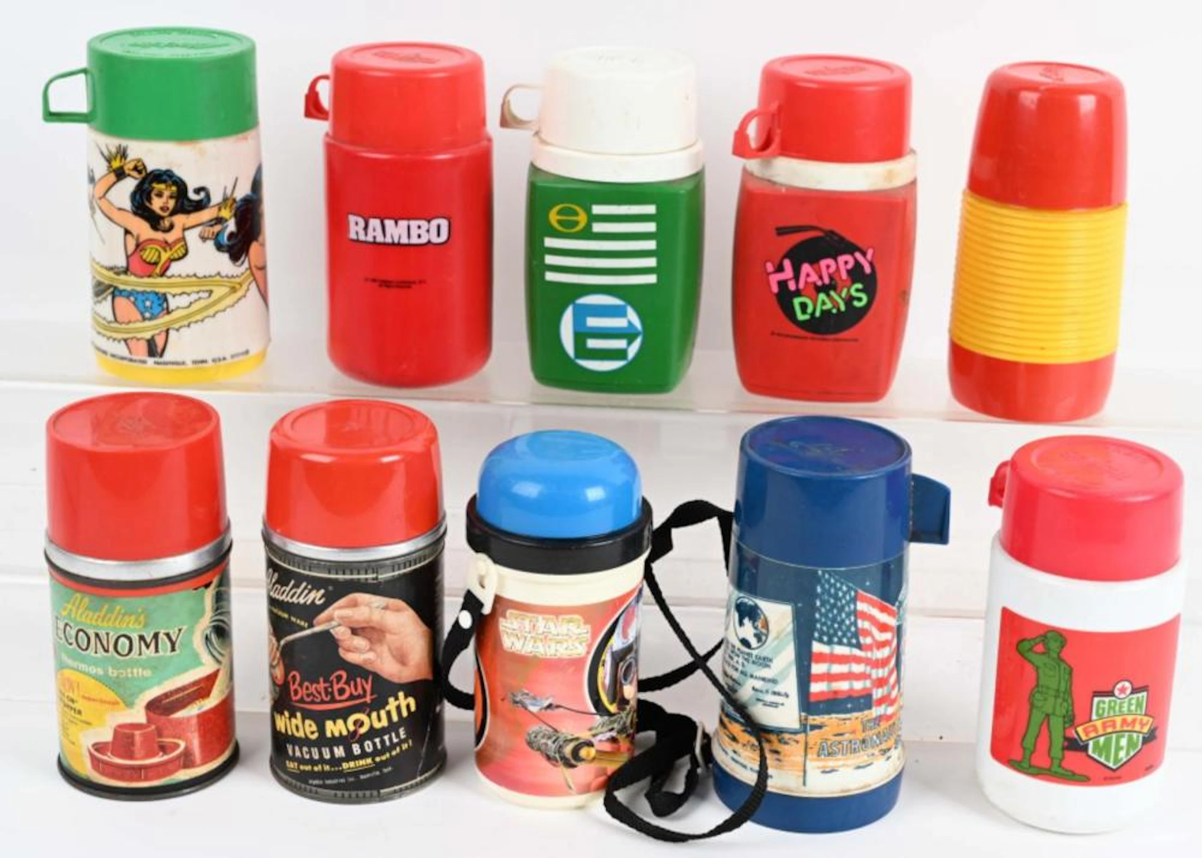 10- LUNCH BOX THERMOS BOTTLES