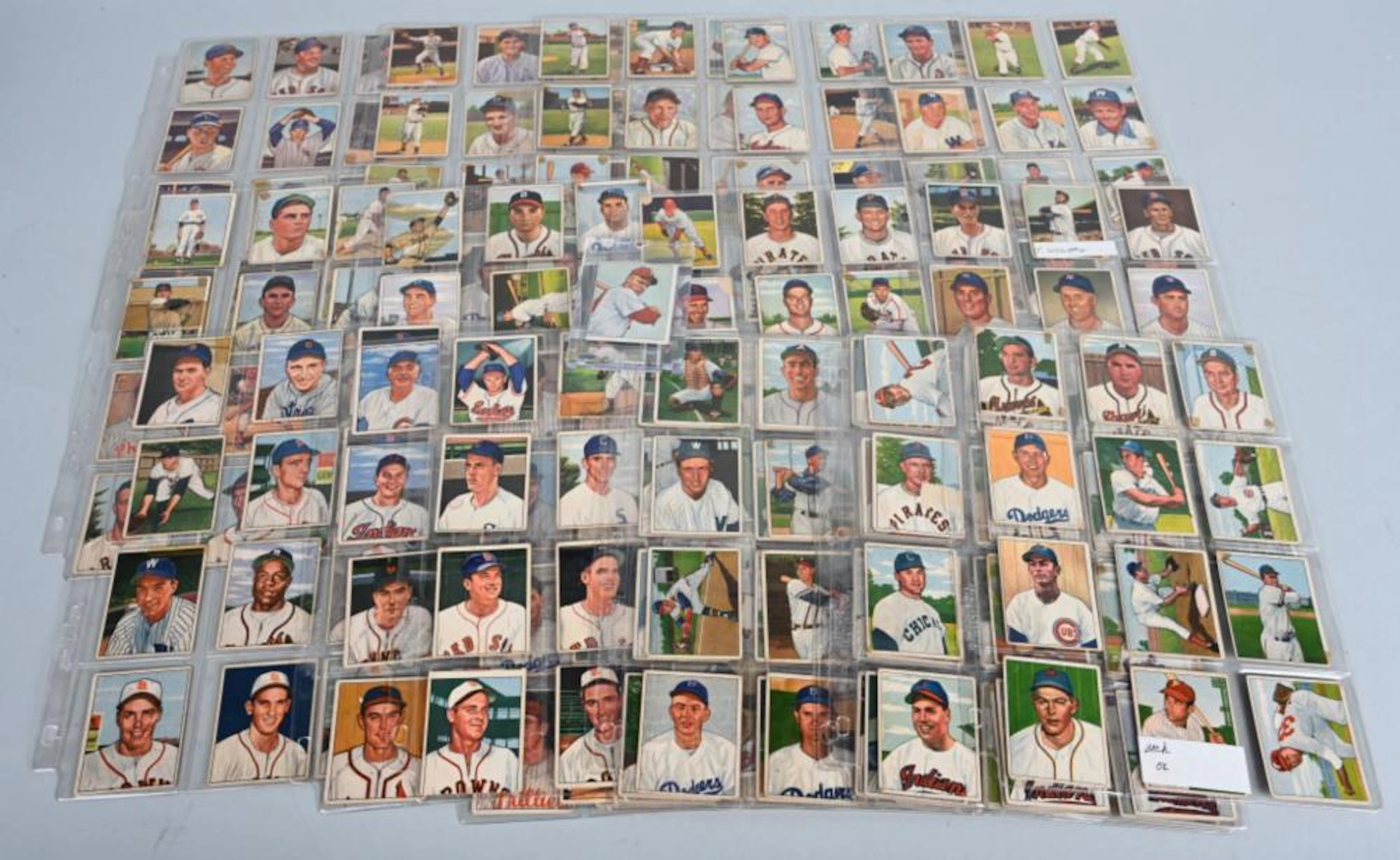 1950 BOWMAN BASEBALL COMPETE SET (252)
