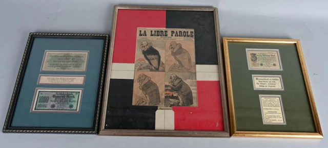 3- VINTAGE ANTI-SEMITIC ITEMS