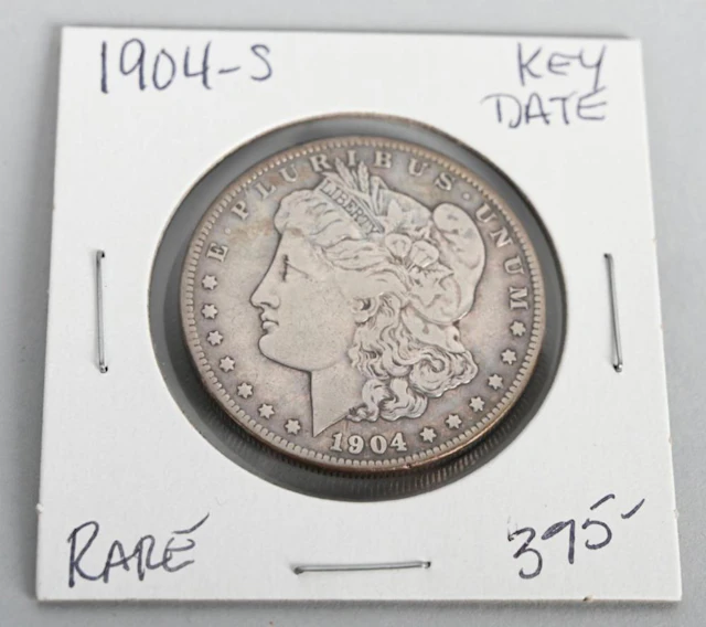 1904-S MORGAN SILVER DOLLAR (KEY DATE)