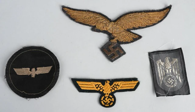 LOT OF WWII GERMAN NAZI INSIGNIA