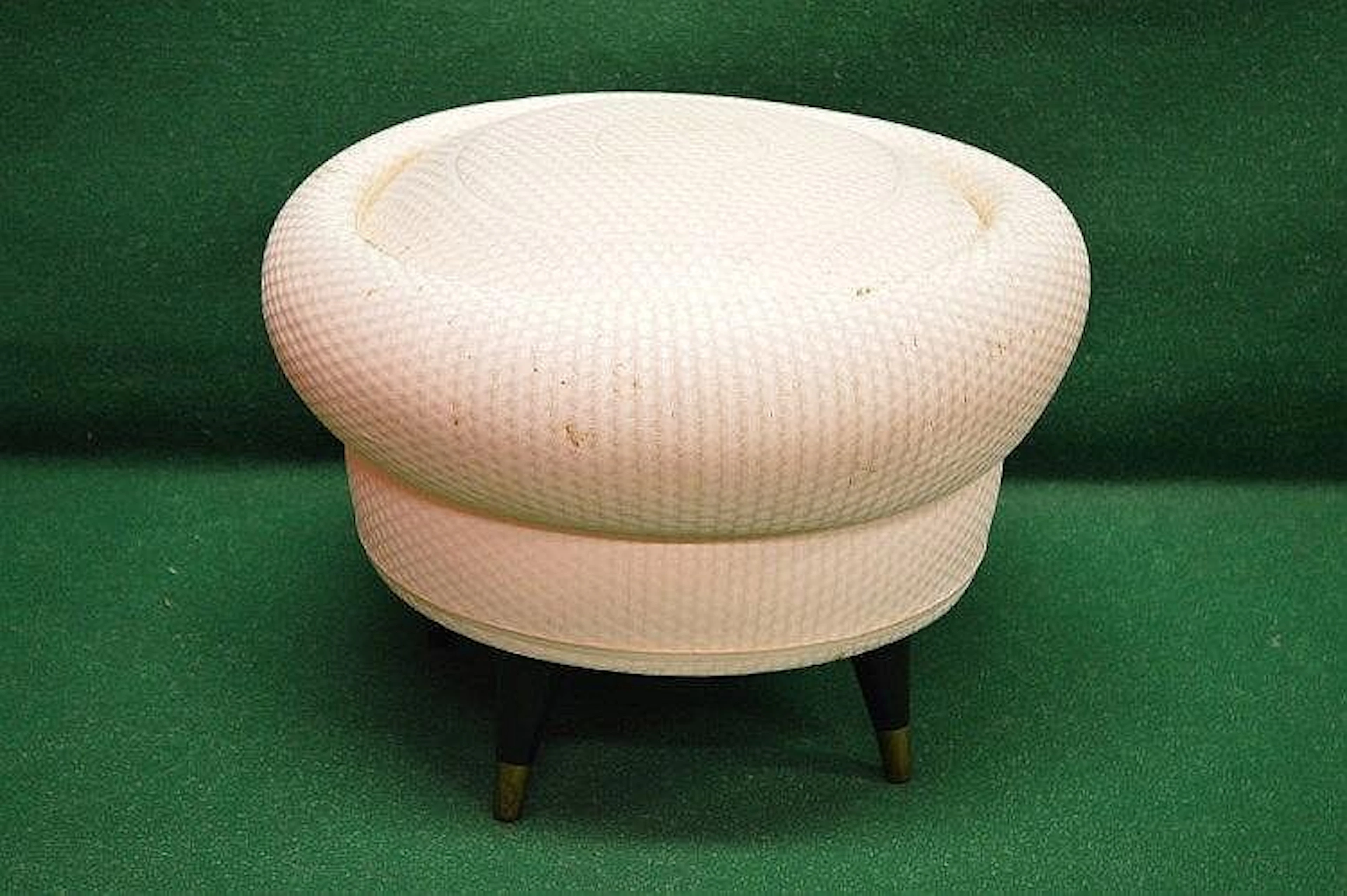 1950's/1960's inflatable circular stool by Puffin