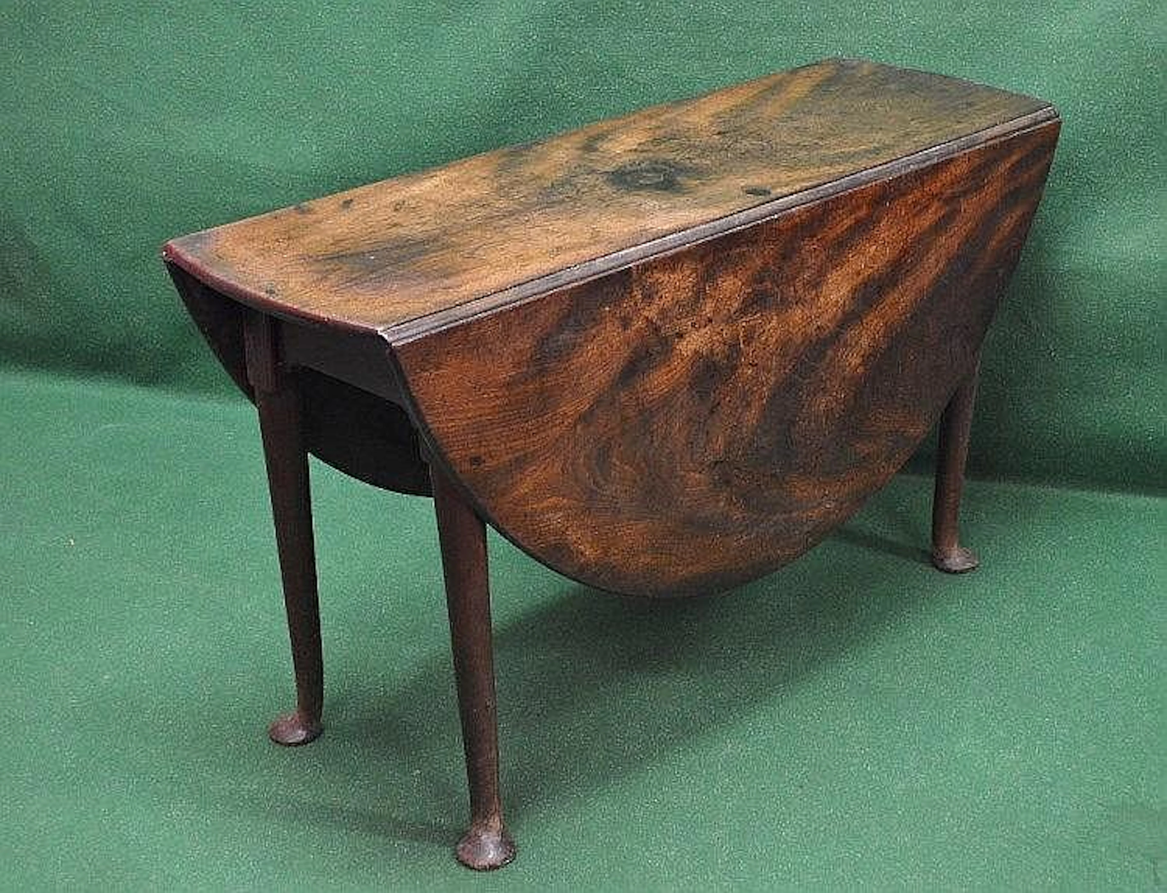 A pair of fruit wood escritoire's having fall fronts...
