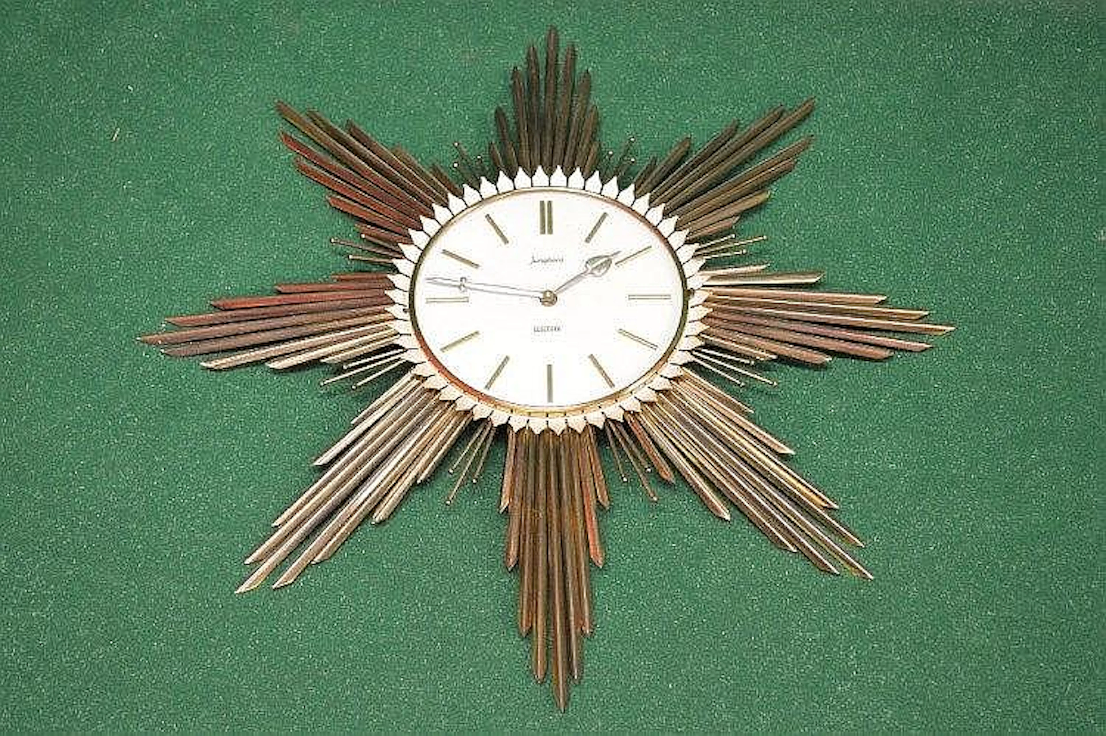 Junghans Electora German made battery operated sunburst...