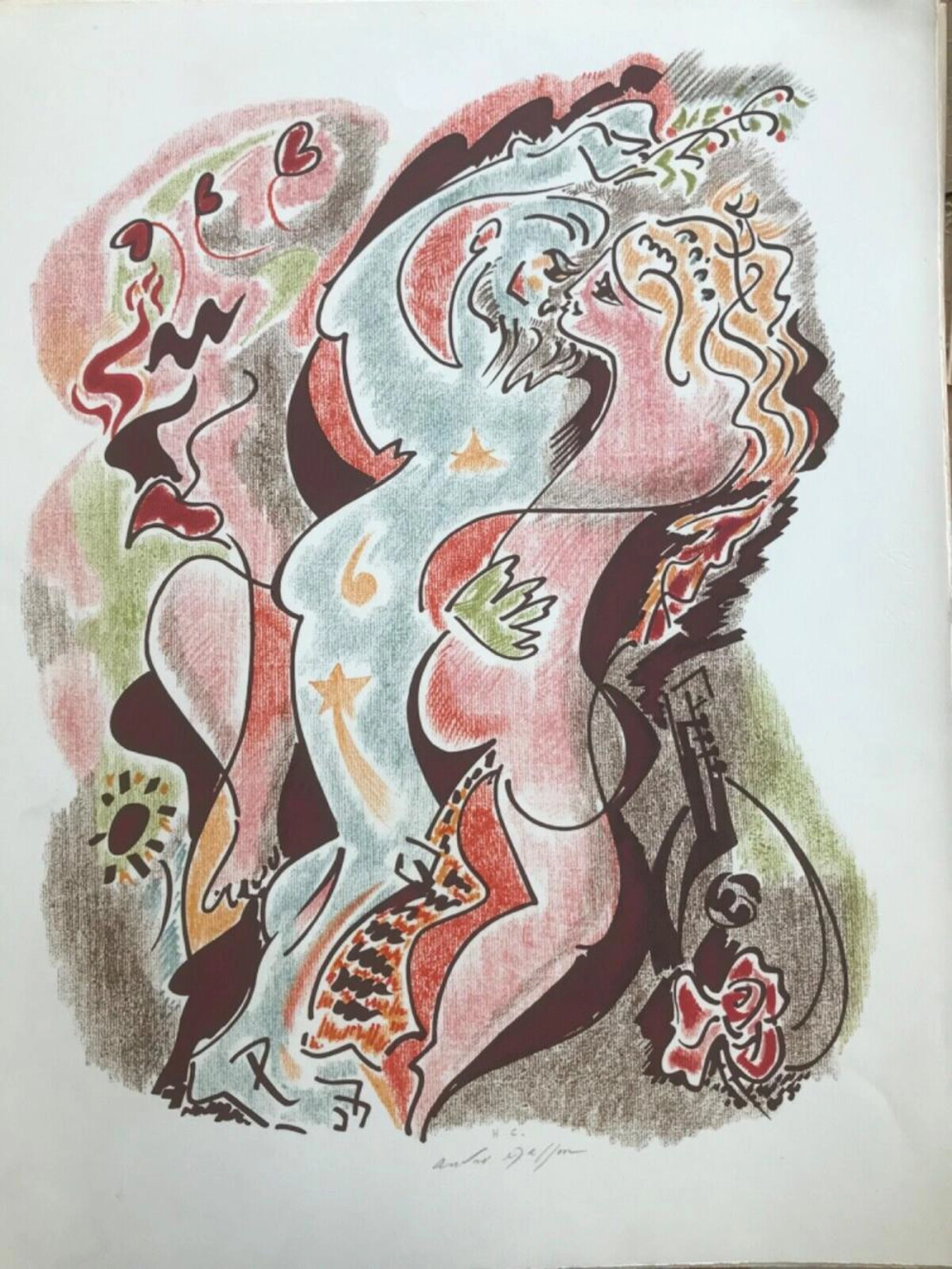 ANDRE MASSON "LES SONNETS DE LOUIS LABBE" 1972 ORIGINAL...