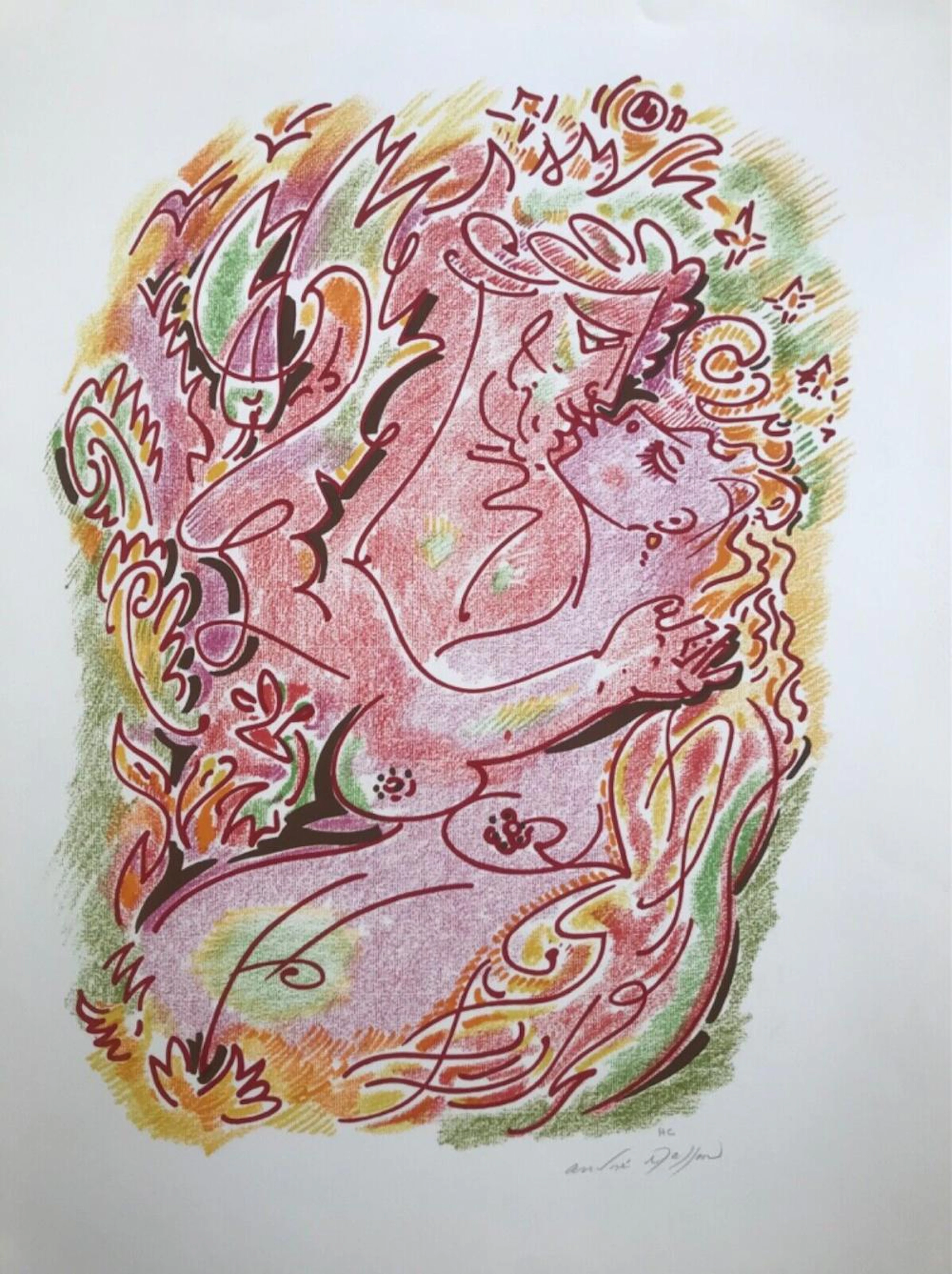 ANDRE MASSON "LES SONNETS DE LOUIS LABBE" 1972 ORIGINAL...