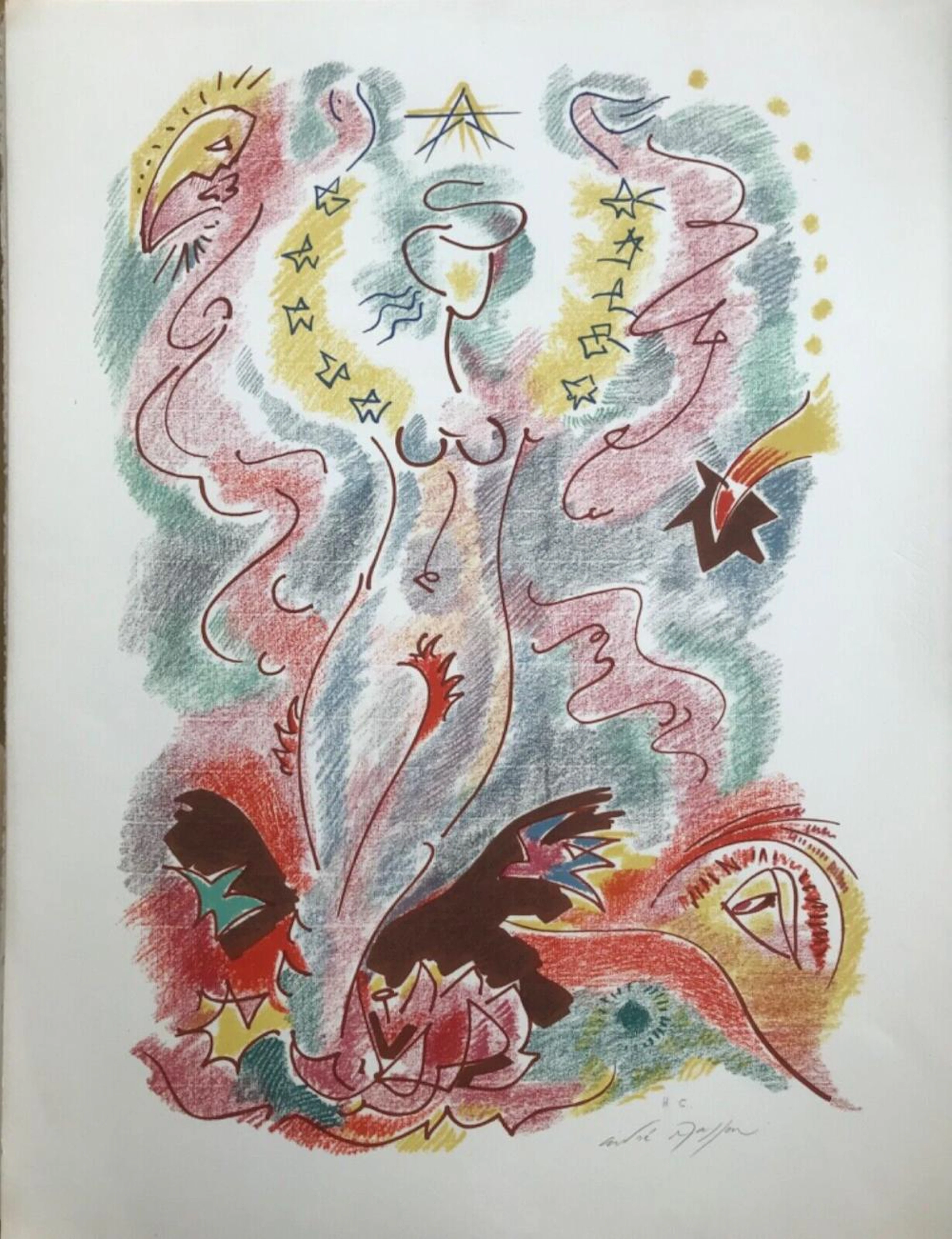 ANDRE MASSON "LES SONNETS DE LOUIS LABBE" 1972 ORIGINAL...