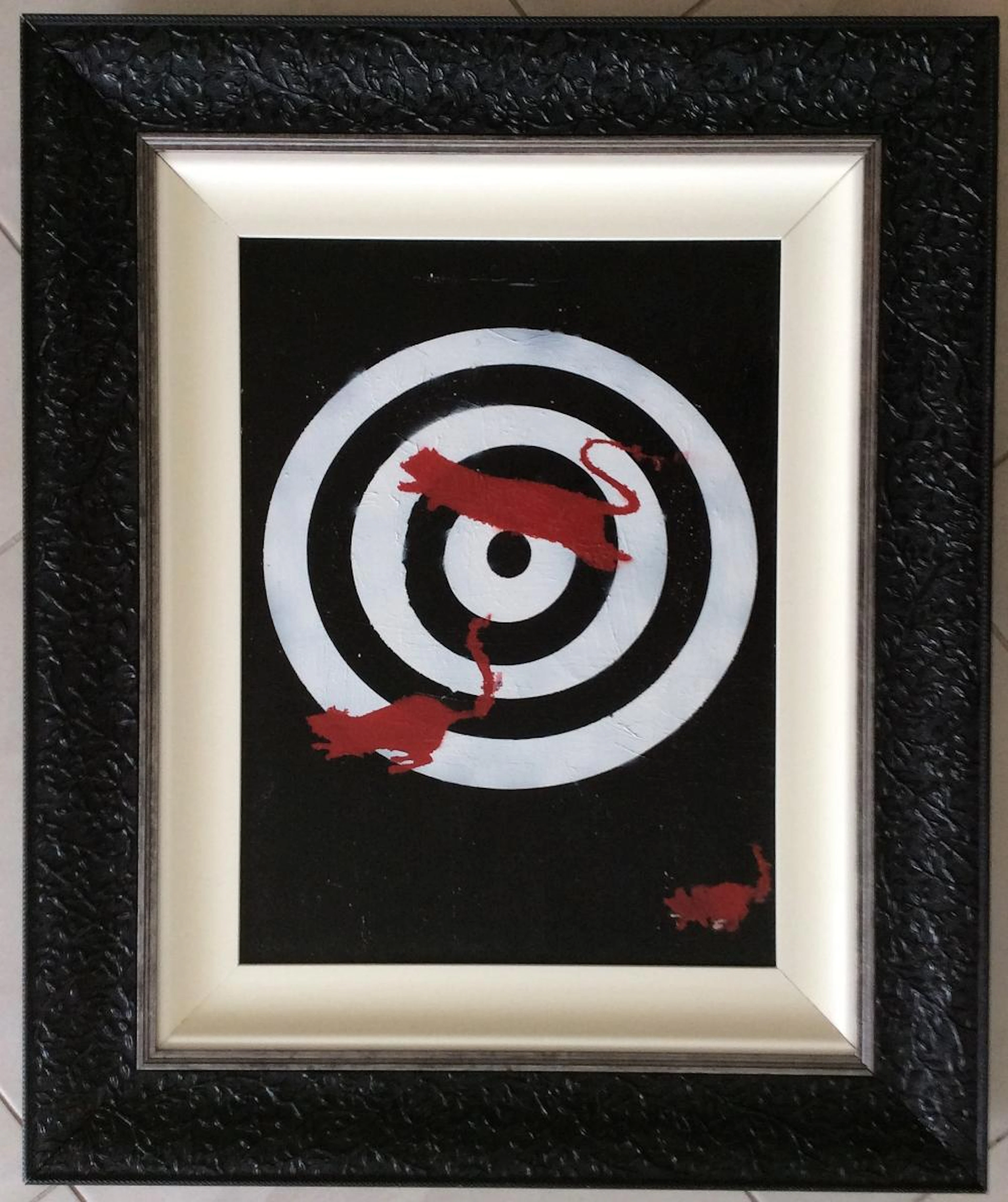 IN THE STYLE OF BLEK LE RAT [XAVIER PROU] UNTITLED OIL ON CANVAS