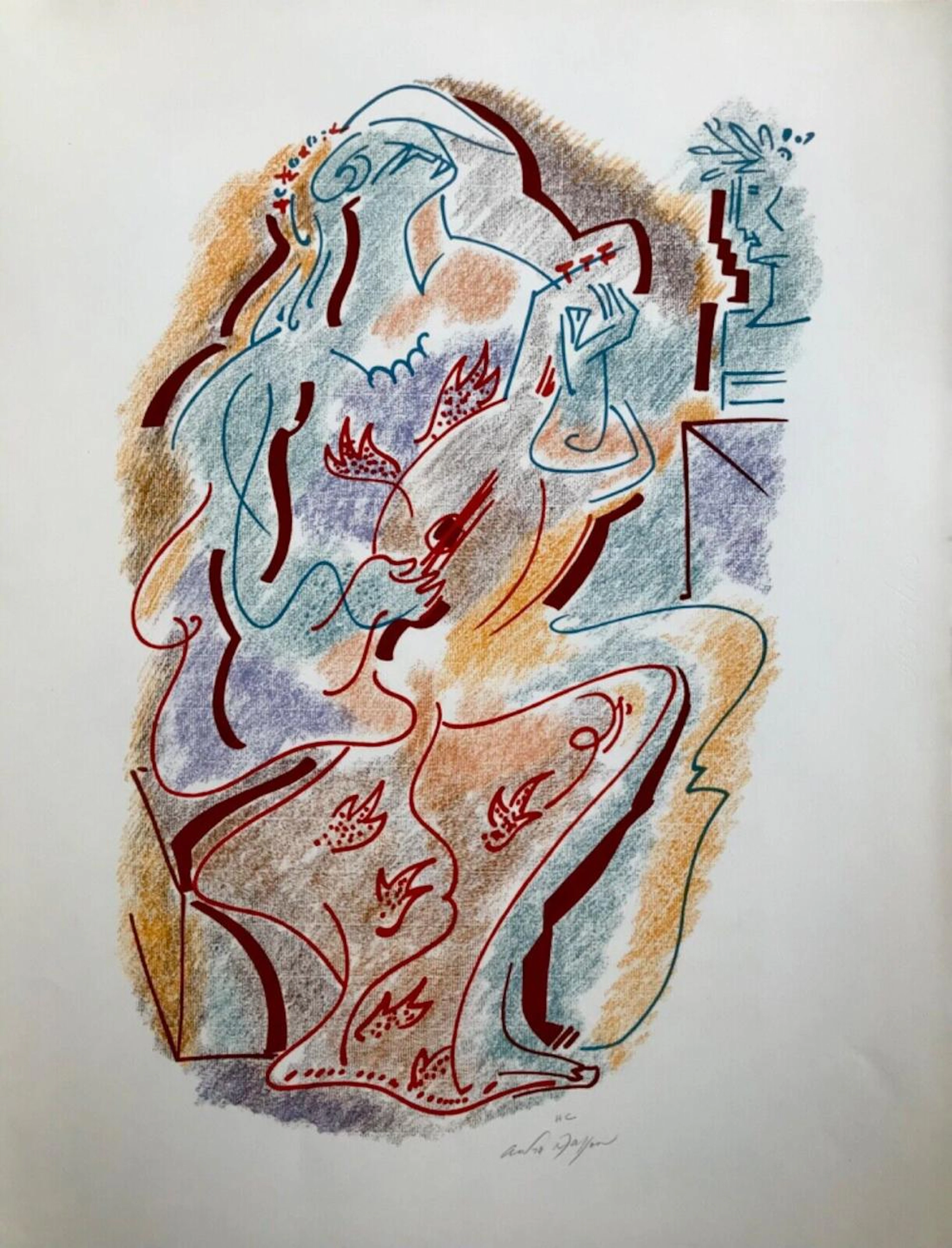 ANDRE MASSON "LES SONNETS DE LOUIS LABBE" 1972 ORIGINAL...