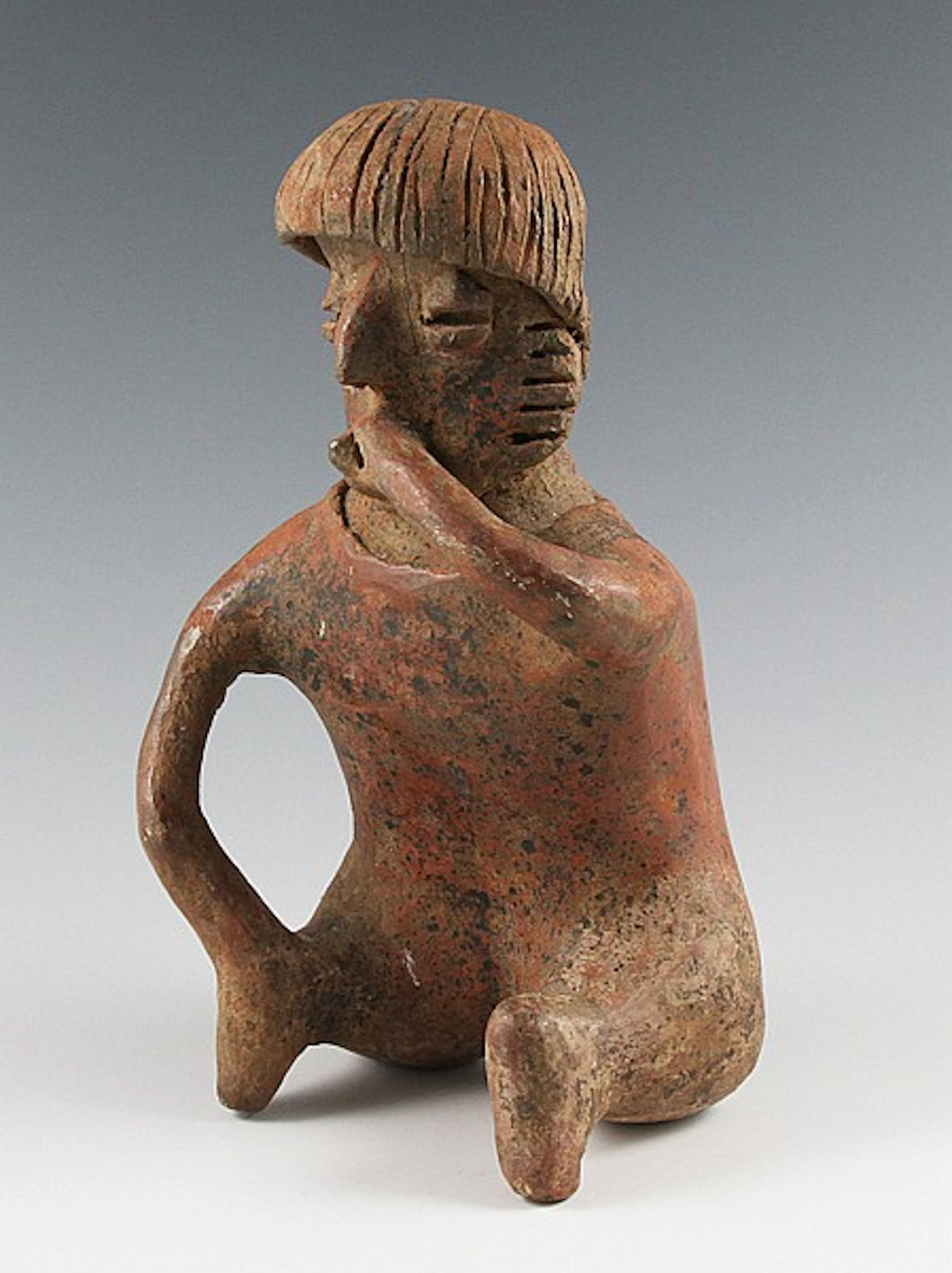 Pre-Columbian Nayarit Smoking Figure
