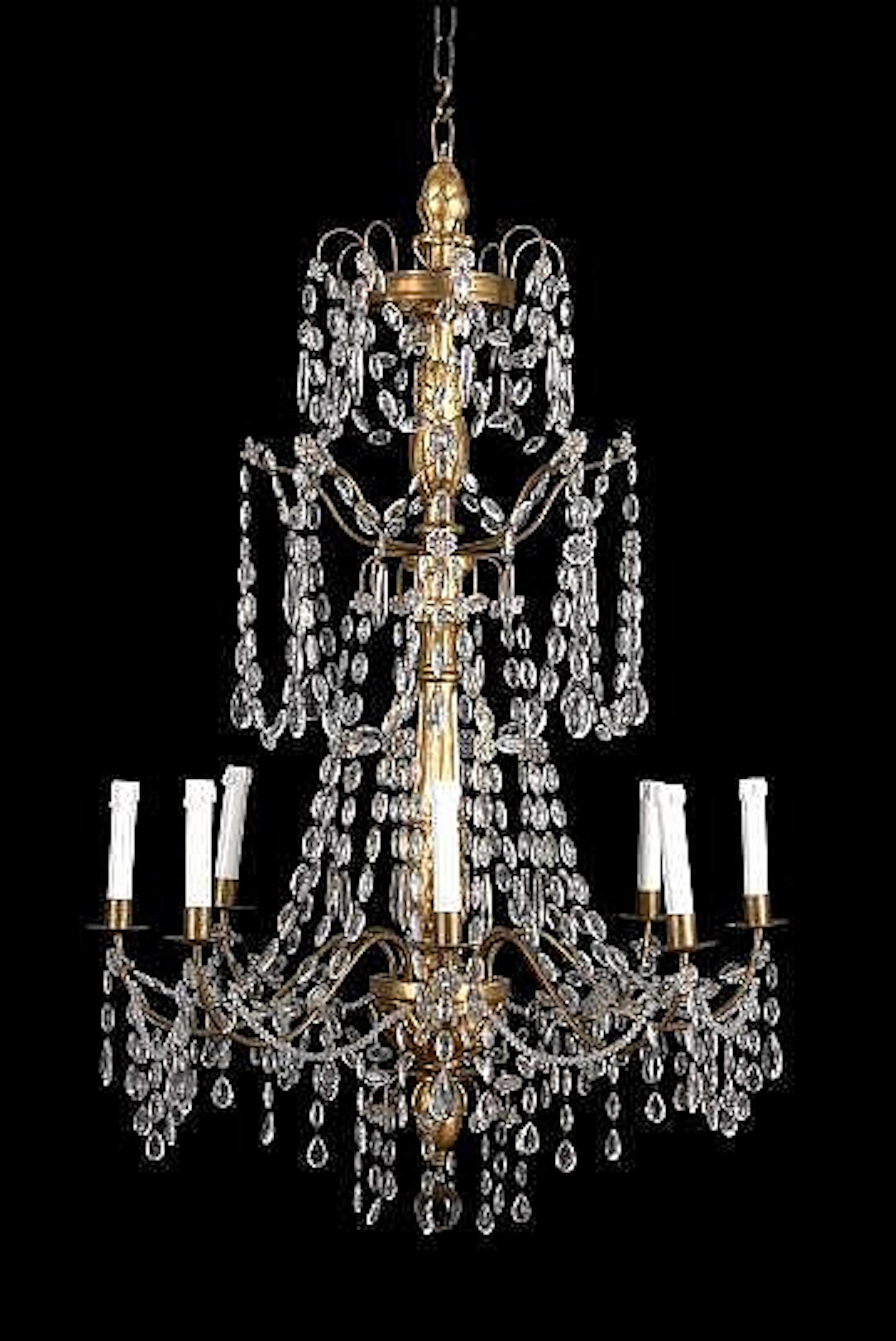 Northern European Eight-Light Chandelier, of