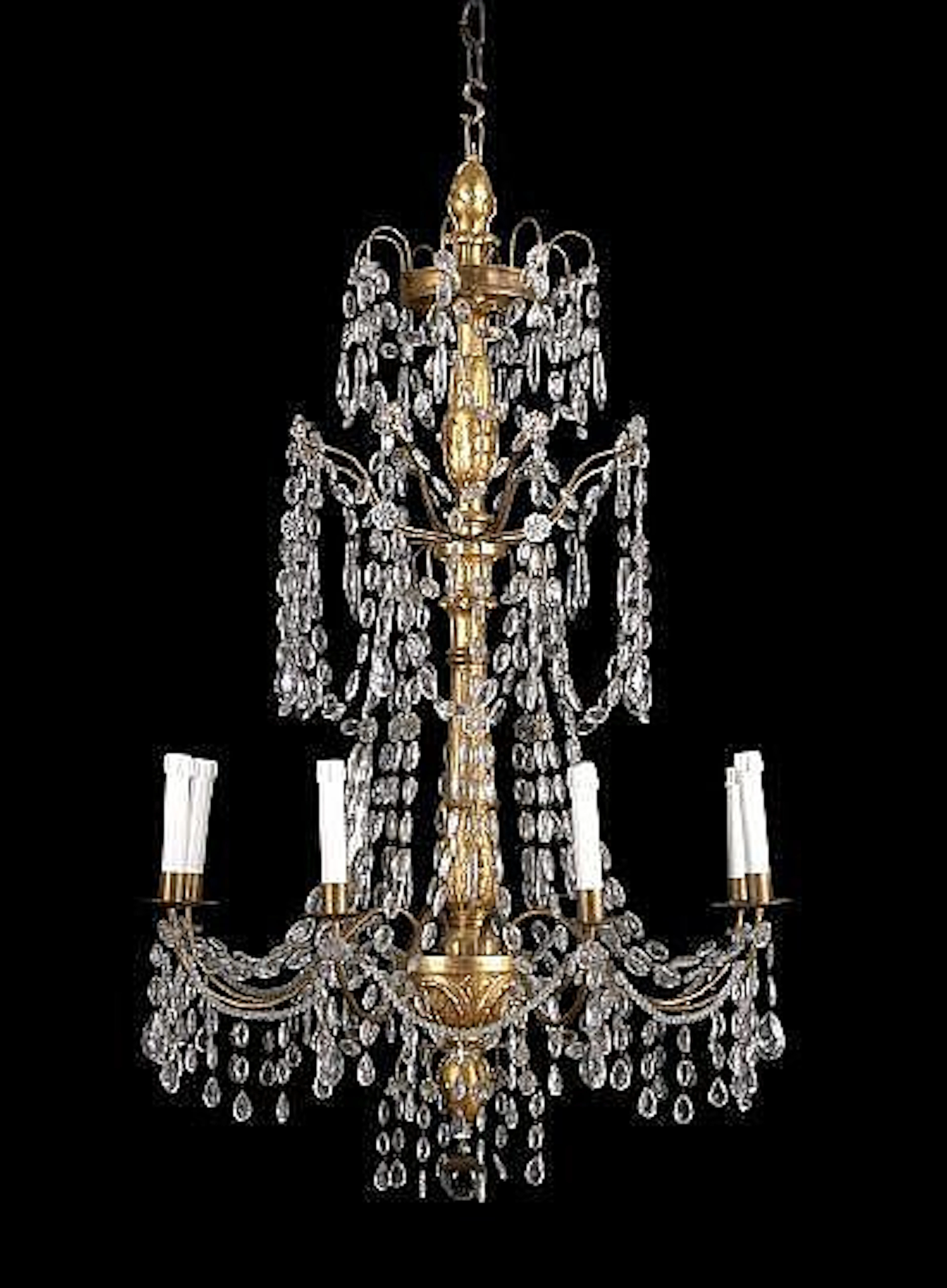 Northern European Eight-Light Chandelier, of