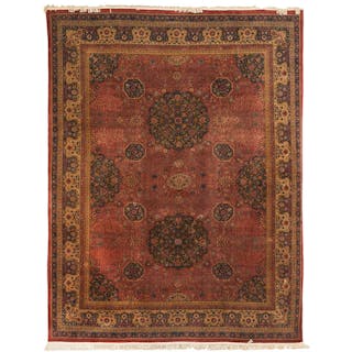 Semi-Antique Kashan Carpet