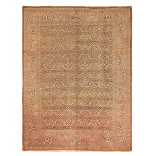 Semi-Antique Mahal Carpet