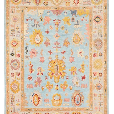 Turkish Angora Oushak Carpet