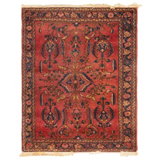 Antique Lilihan Sarouk Carpet