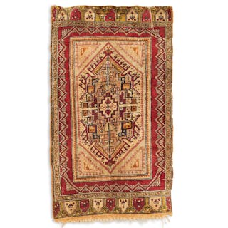 Semi-Antique Prayer Carpet