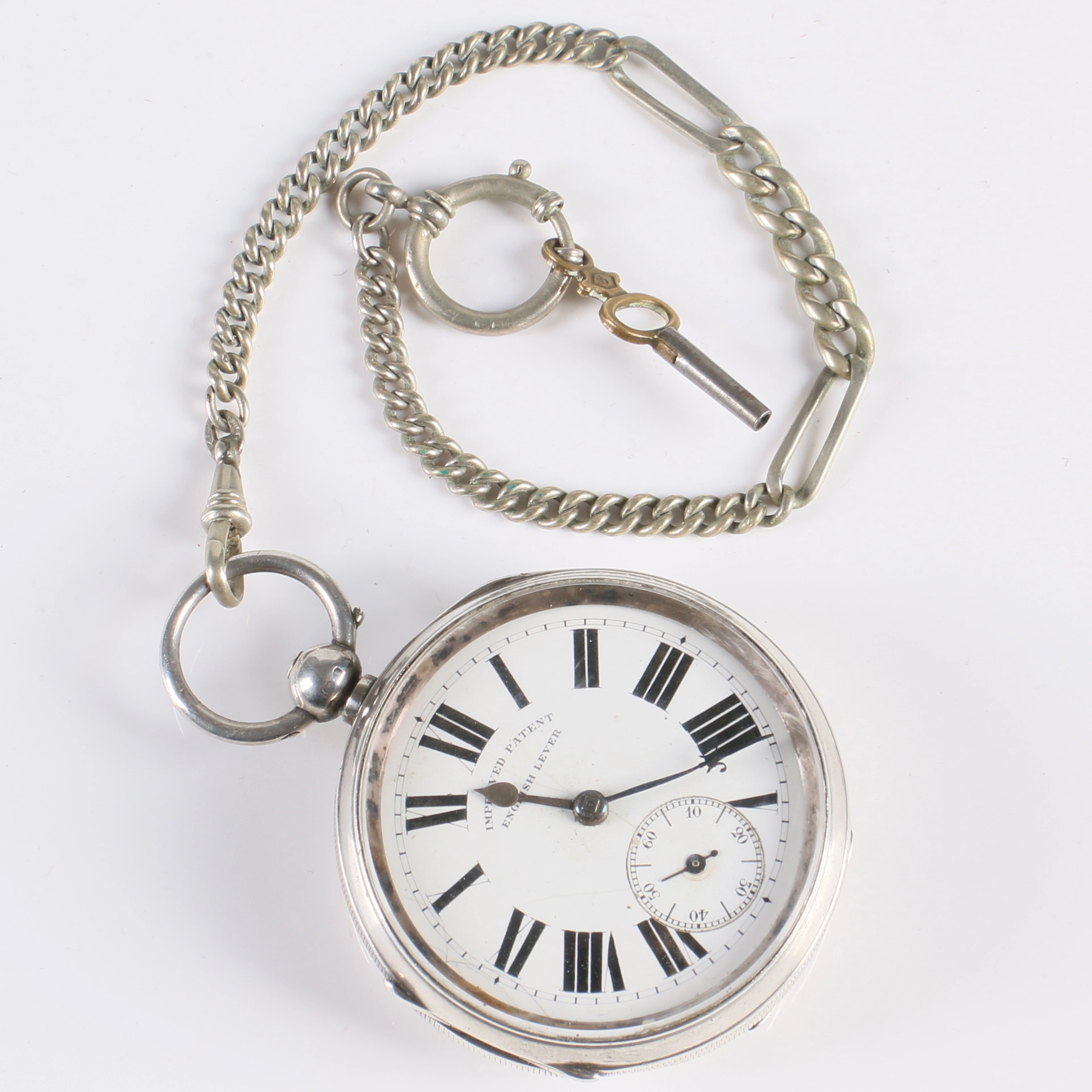 FICKUR, silver, England, The Lancashire Watch Co Ltd -Thomas Peter Hewitt, 1900.