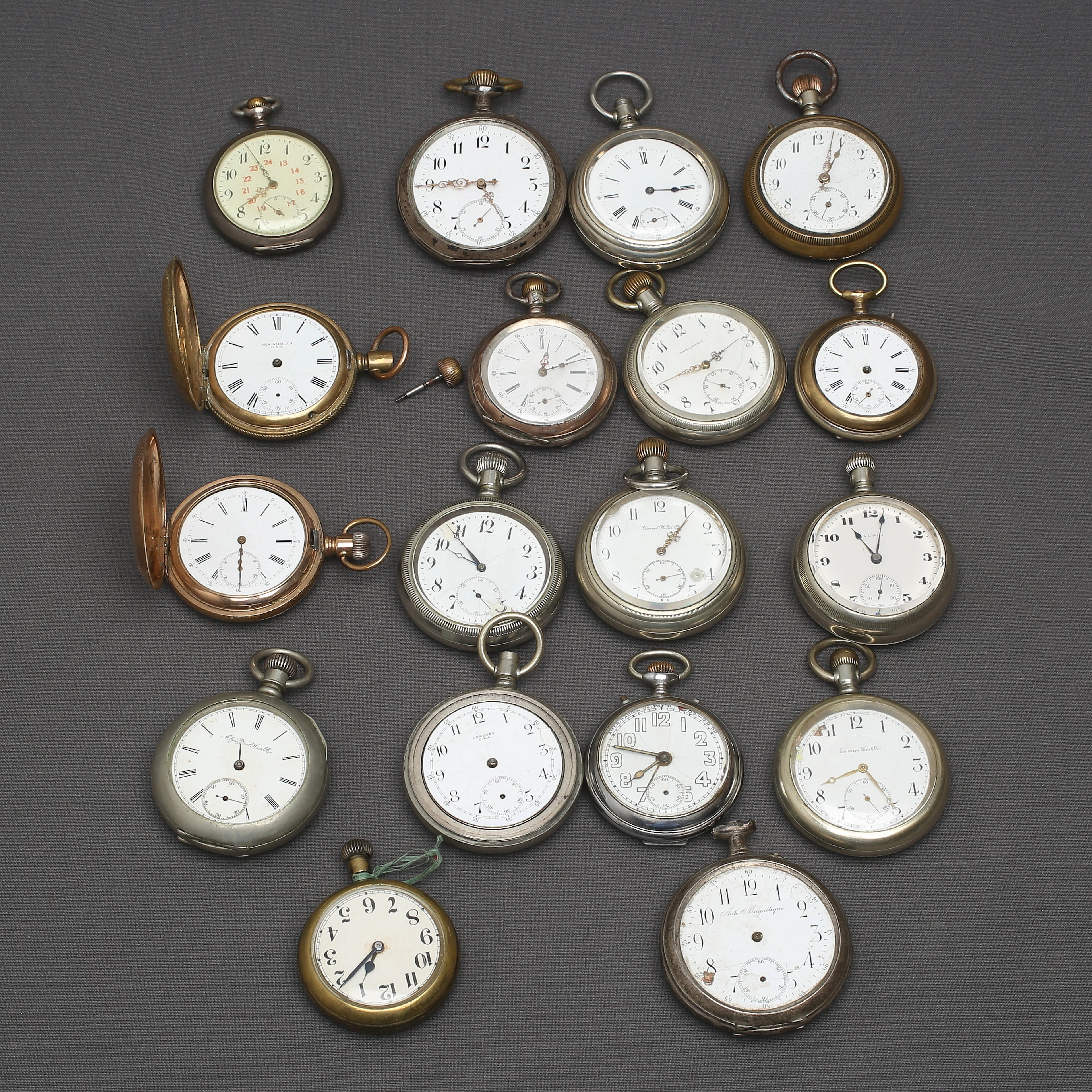 FICKUR, 18 st, bl.a Elgin och general Watch Co, 1900-tal.
