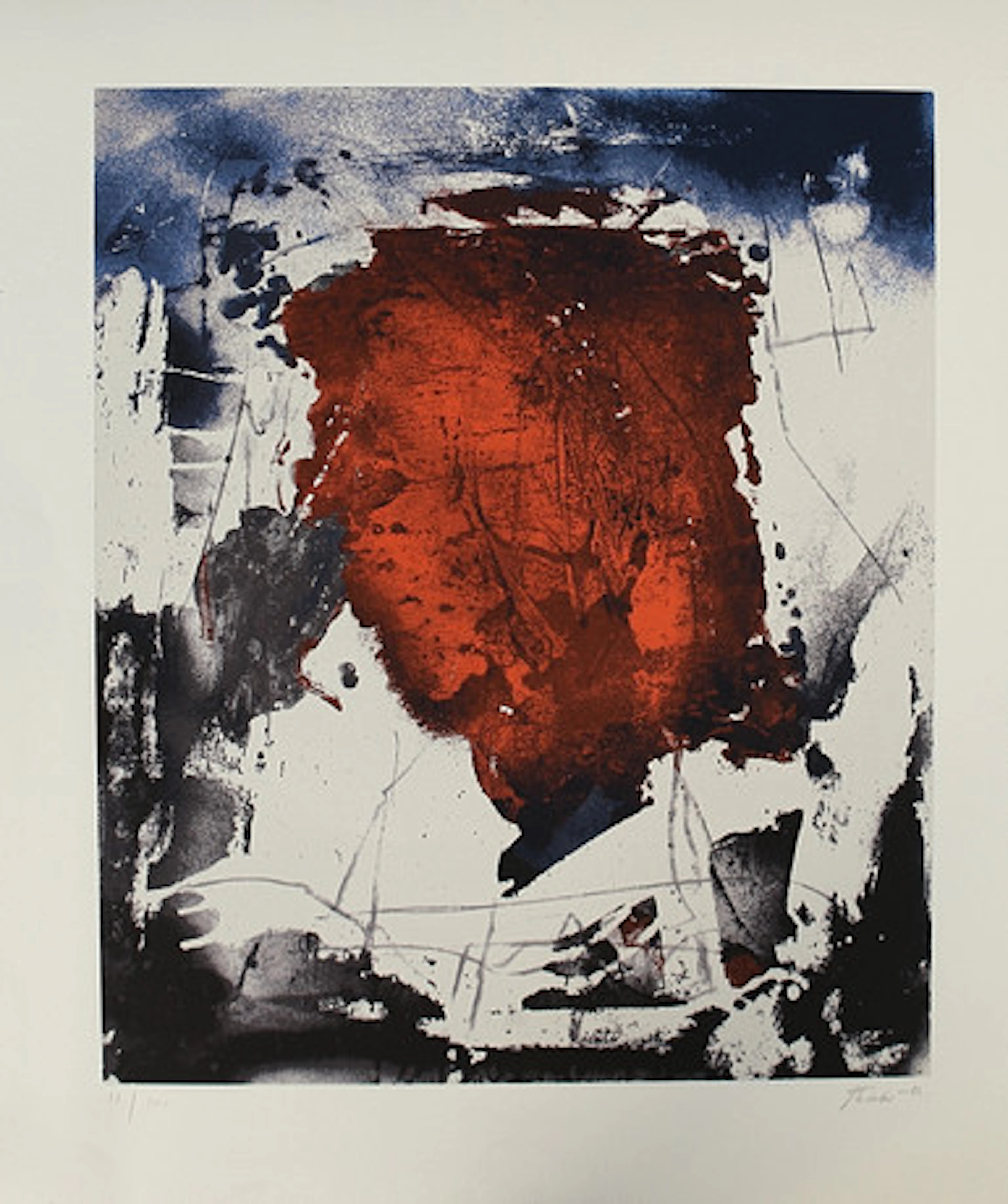 FRED THIELER. "W-82", serigrafi, signerad,…