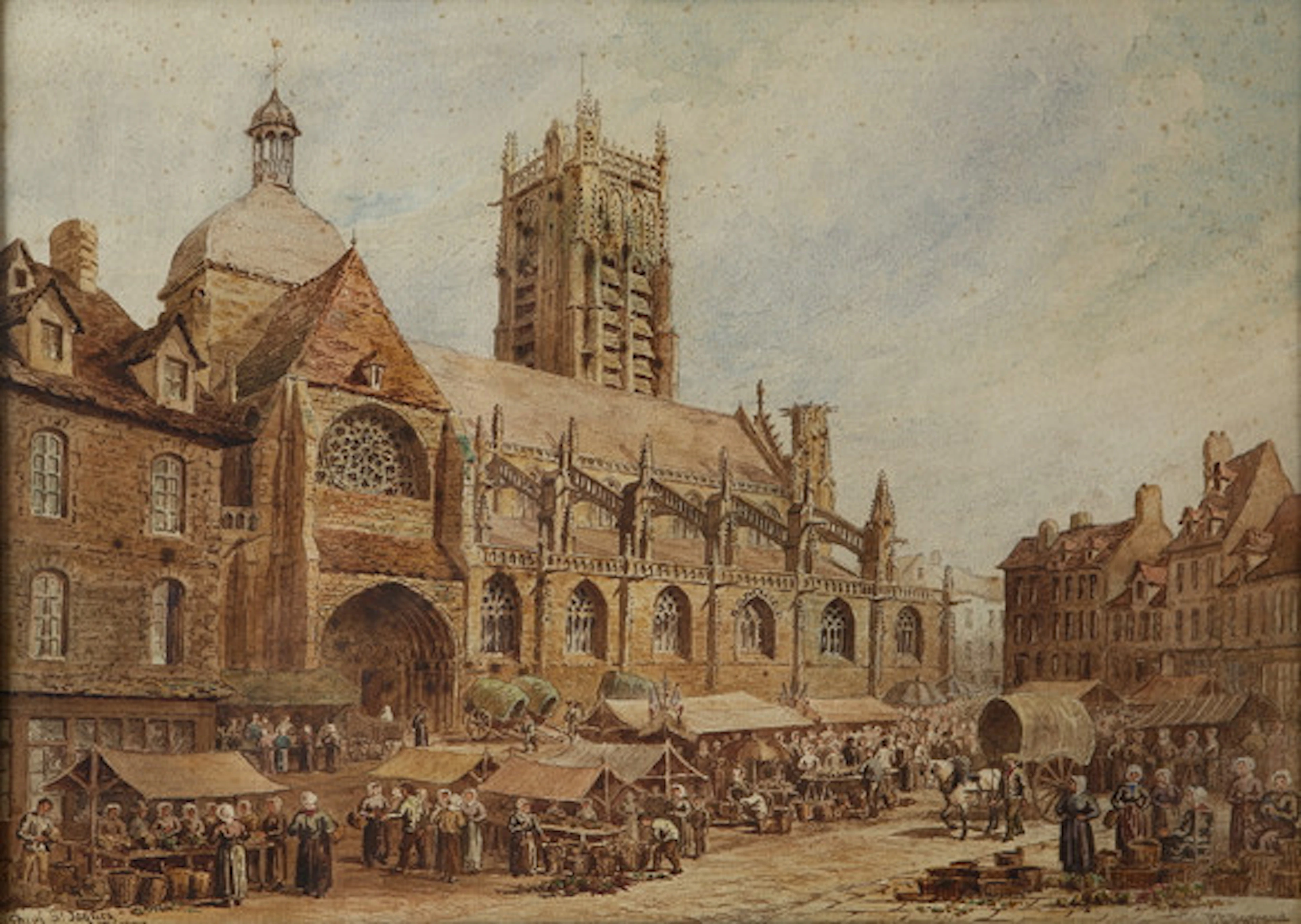 FRANCIS PHILIP BARRAUD. St Jaques-kyrkan i…