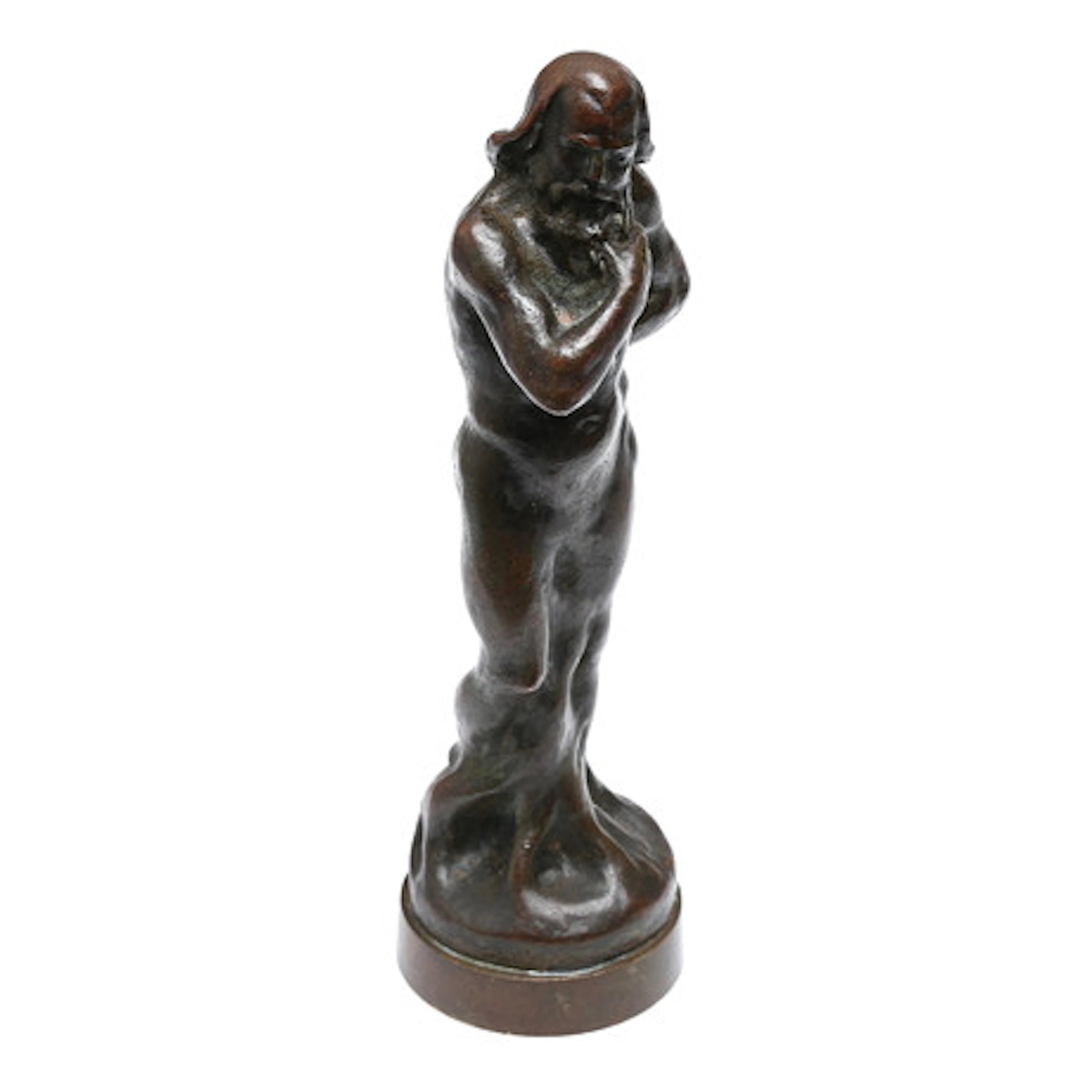 HUGO ELMQVIST. Tänkande man, skulptur, bro…