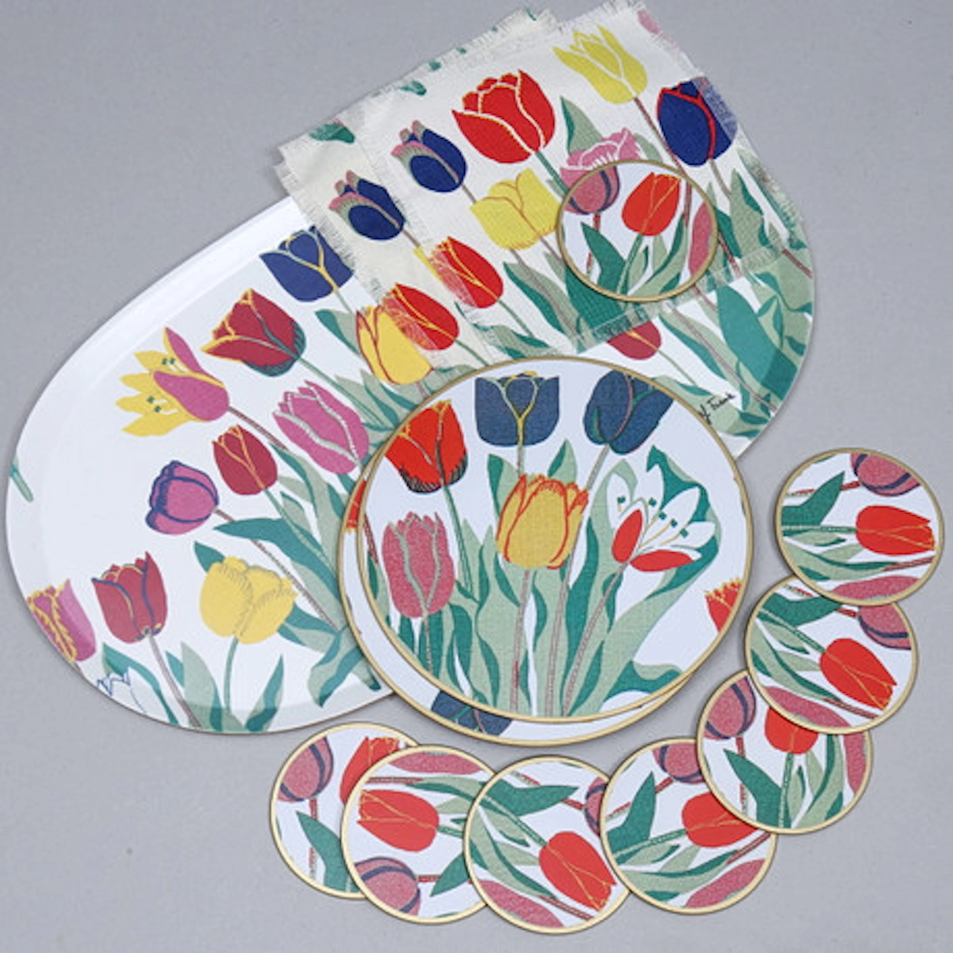 JOSEF FRANK. 13 delar, "Tulip", bland anna…