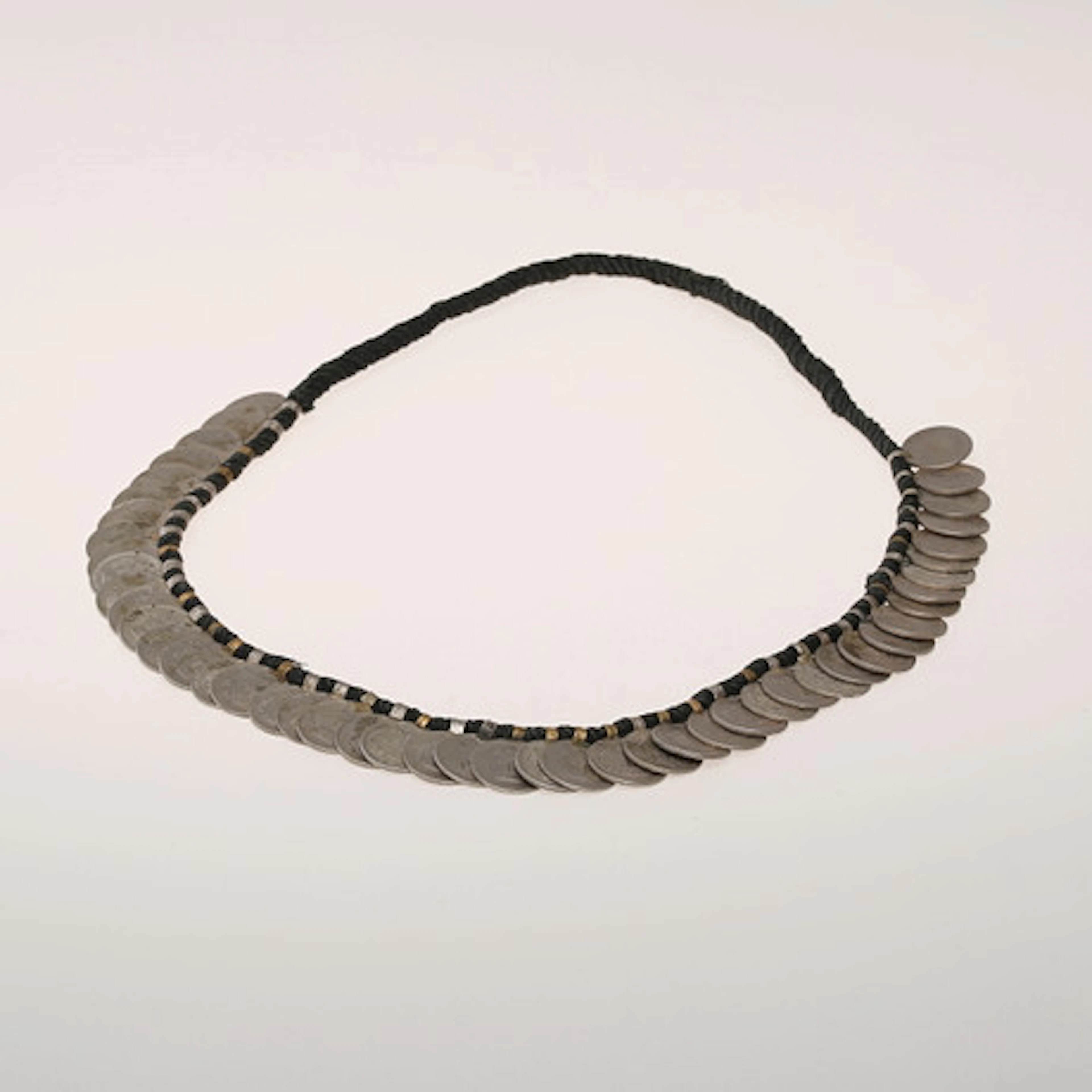 HALSBAND, Indiska 25 Paise mynt, nickel, 1…
