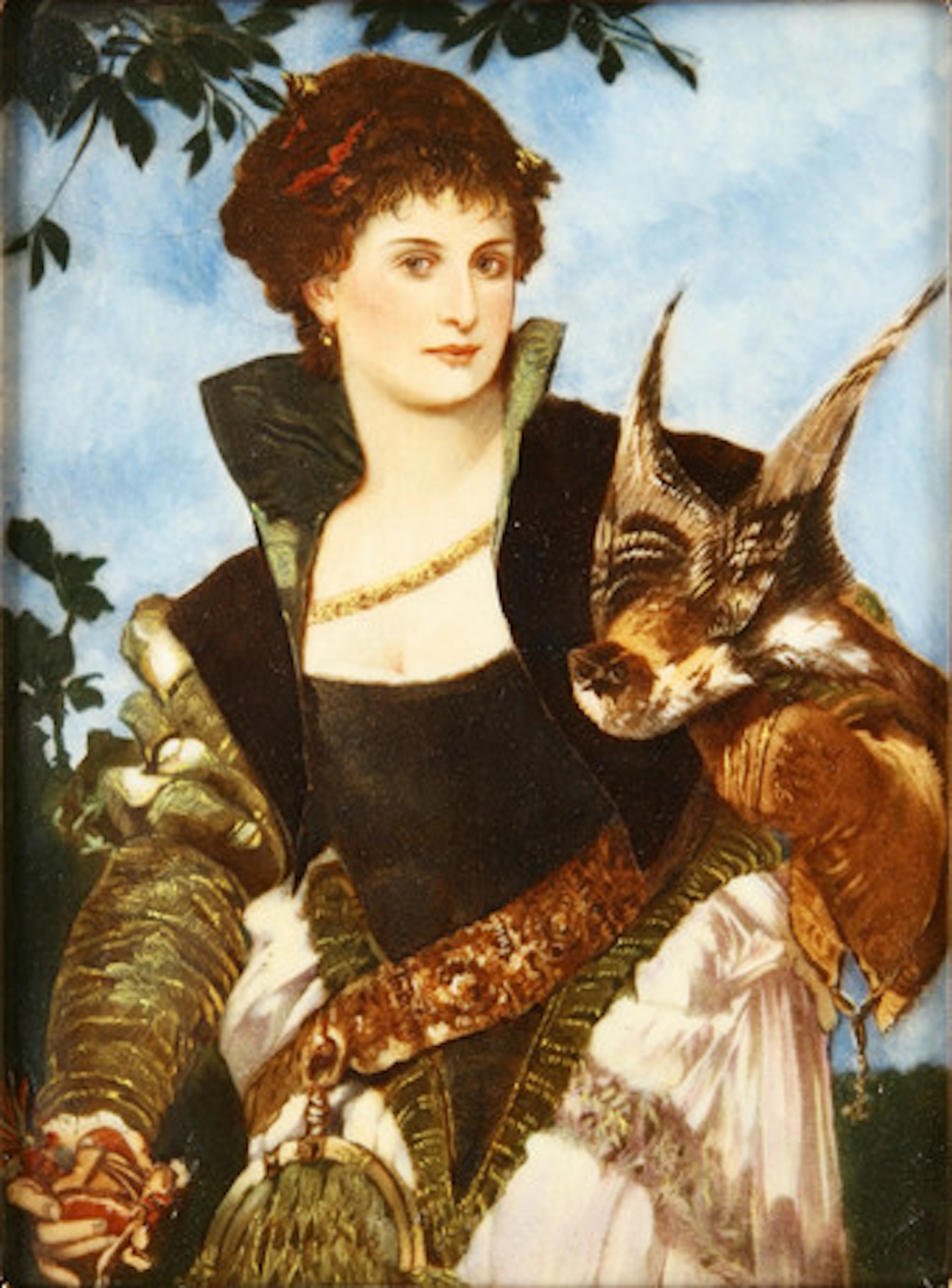 HANS MAKART (1840-1884), efter, porslinspl…