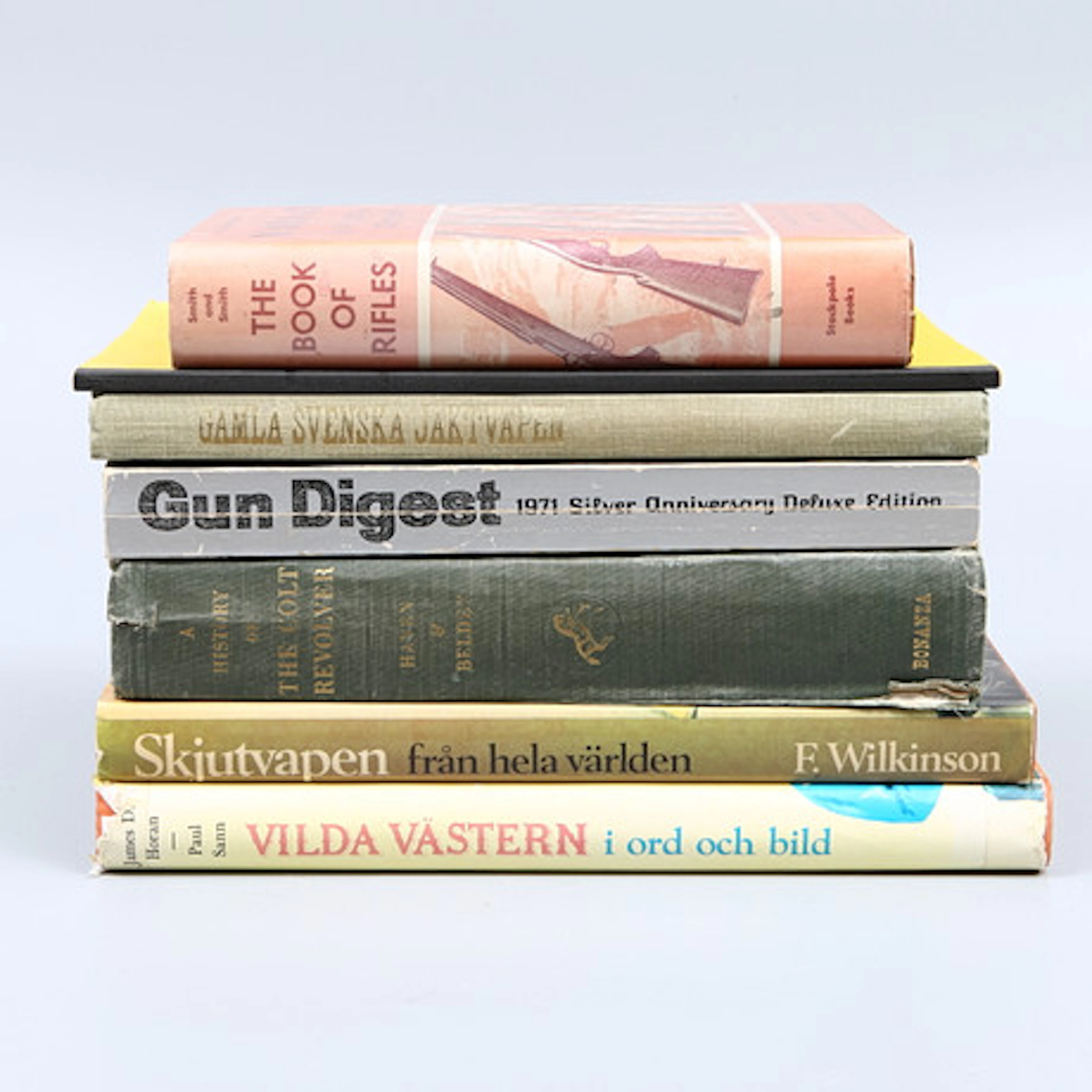 BÖCKER och HÄFTEN, 7 delar, vapenlitteratu…