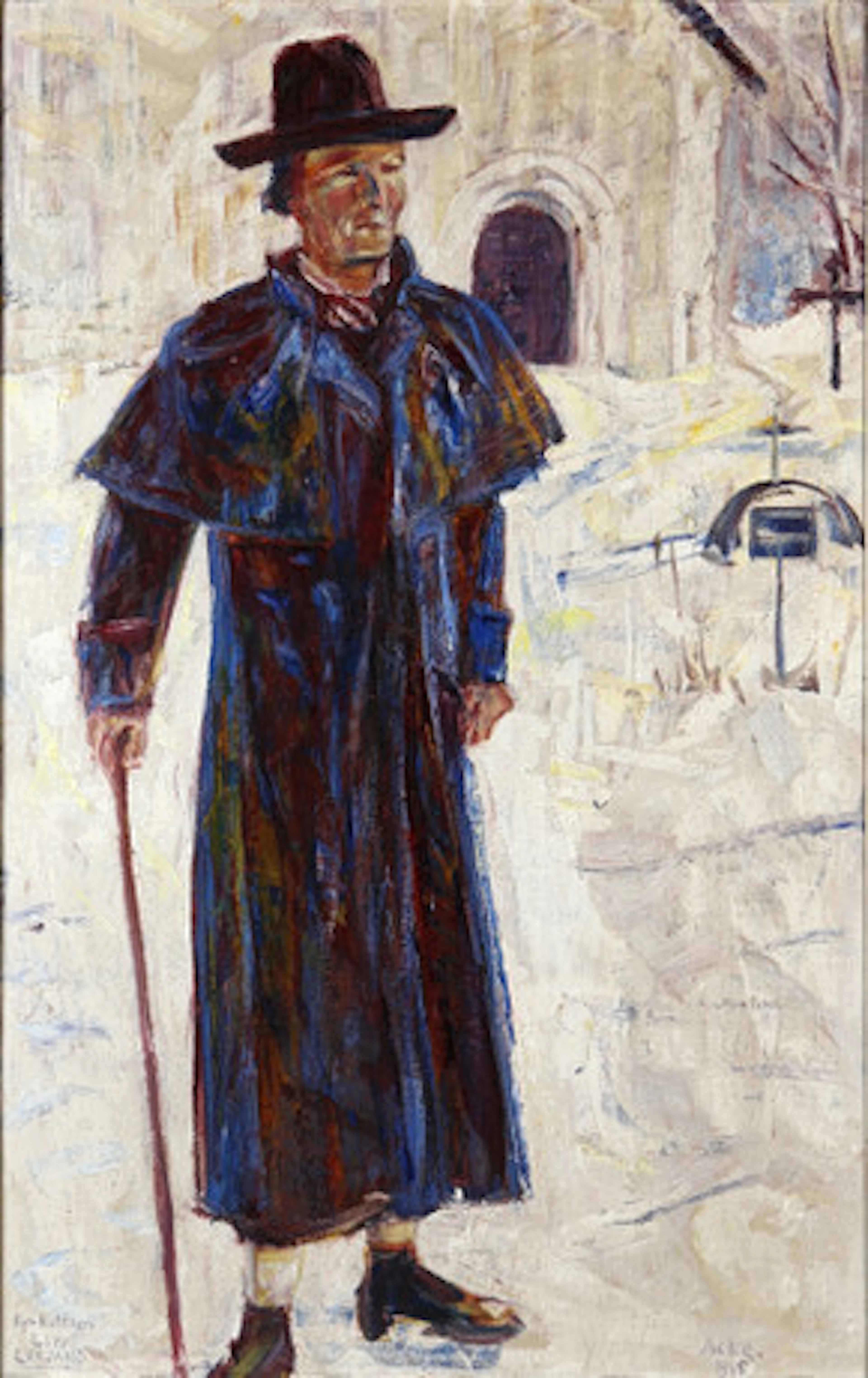 J.A.G ACKE (1859-1924), olja på duk, signe…