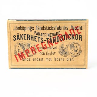STOR TÄNDSTICKSASK, Jönköping, 1800-talets andra hälft.
