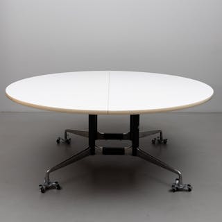 CHARLES & RAY EAMES. Matbord/konferensbord, "Segmented Table", för
