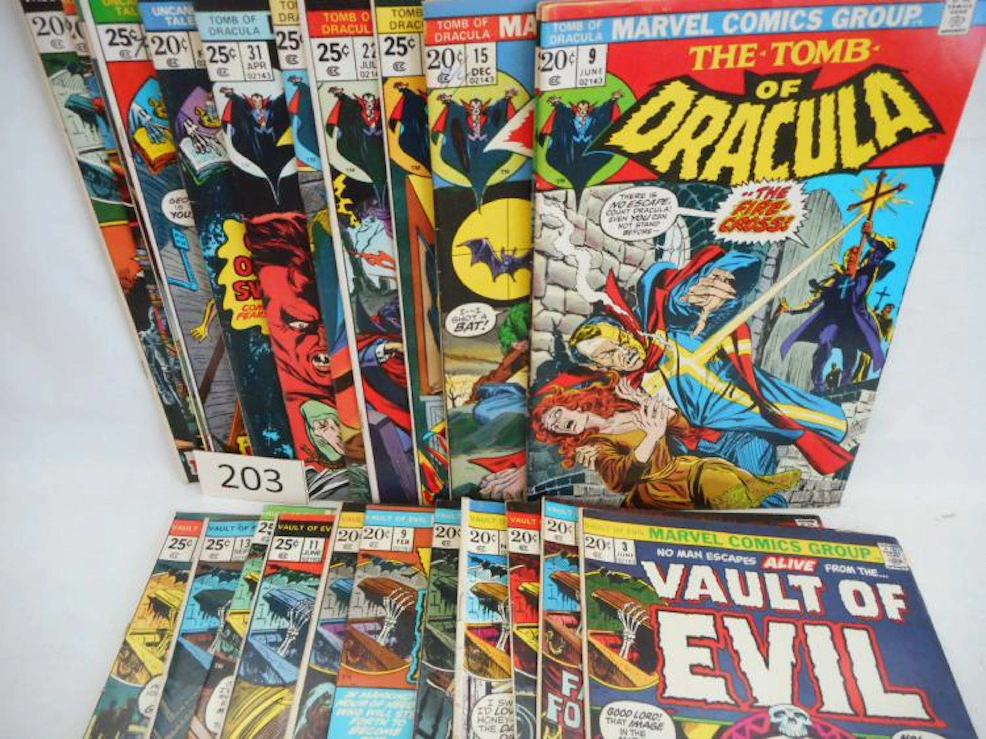 The Tomb of Dracula, Uncanny Tales, Vault of Evil