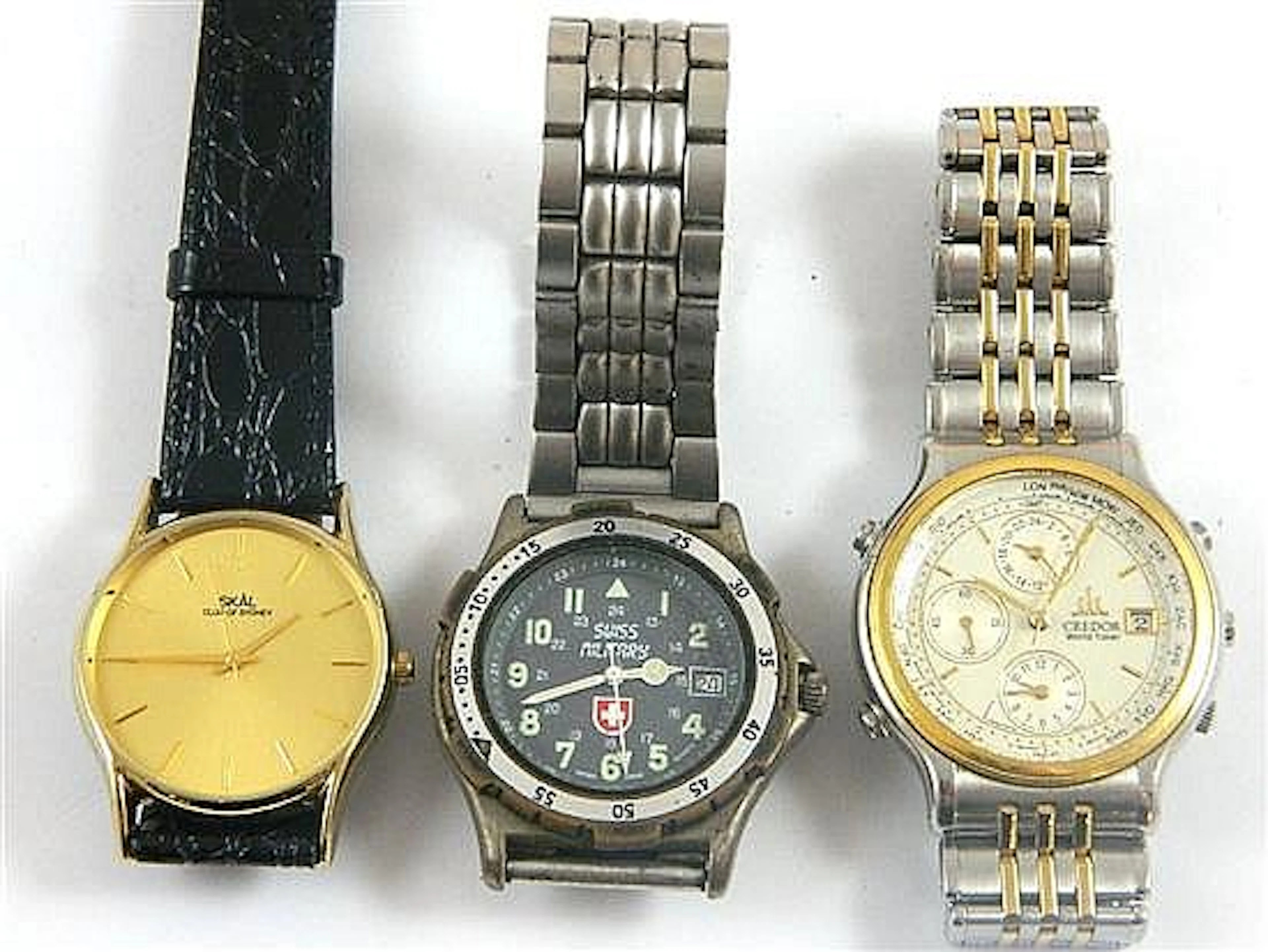 Three gents watches