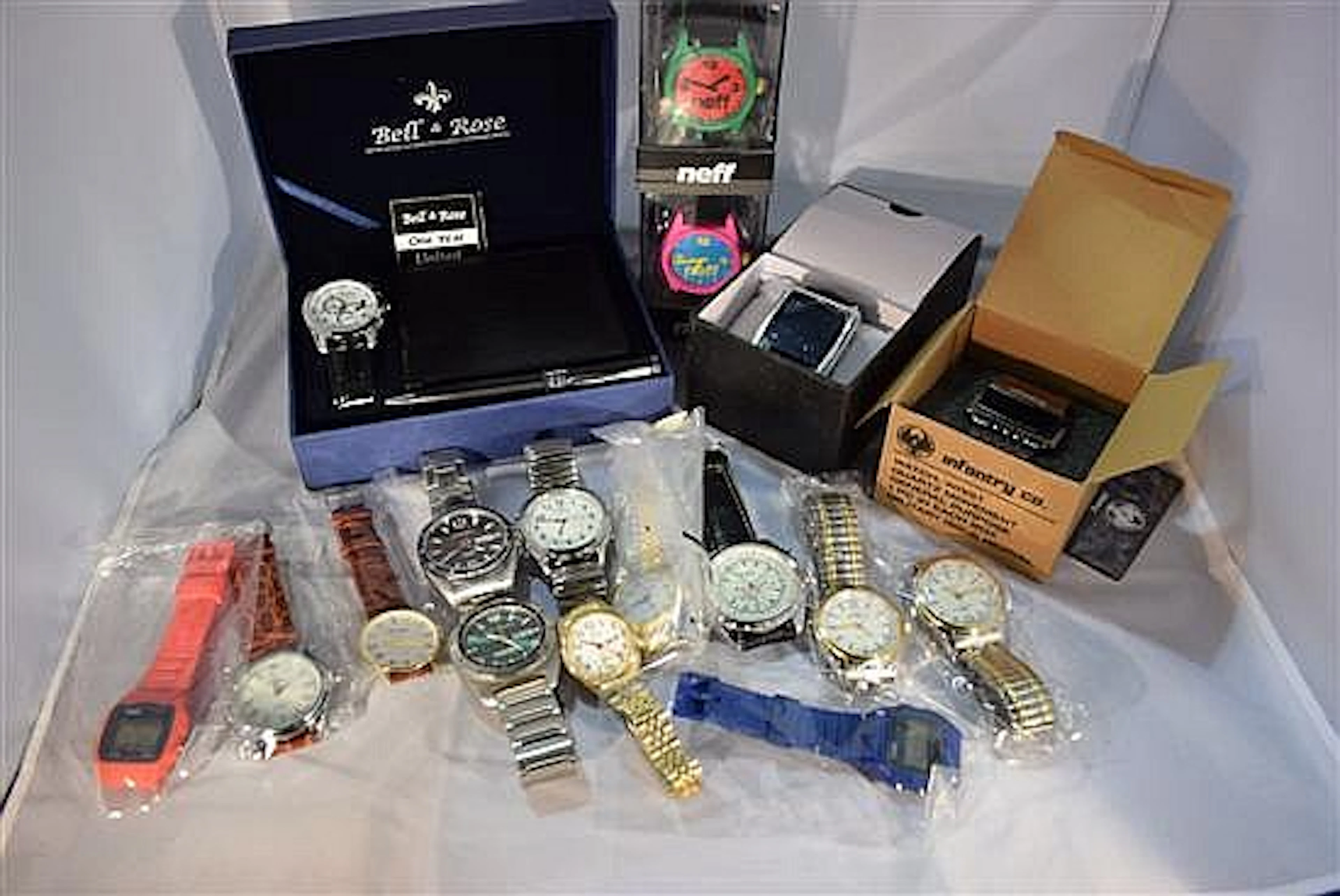 A Collection of Men's Watches including Neff