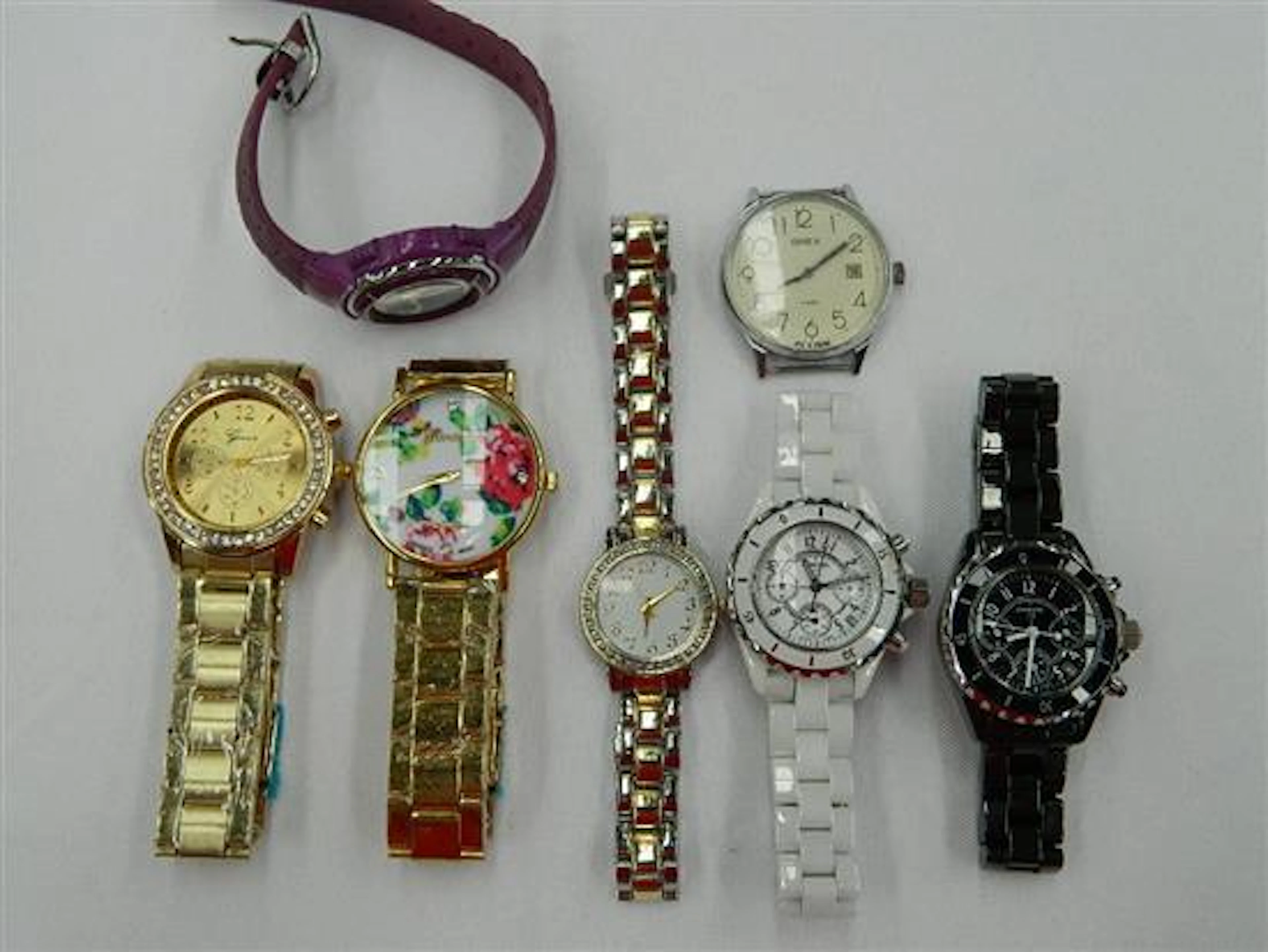 A collection of ladies watches incl. Lorus, Geneva and 2 x marked Chanel