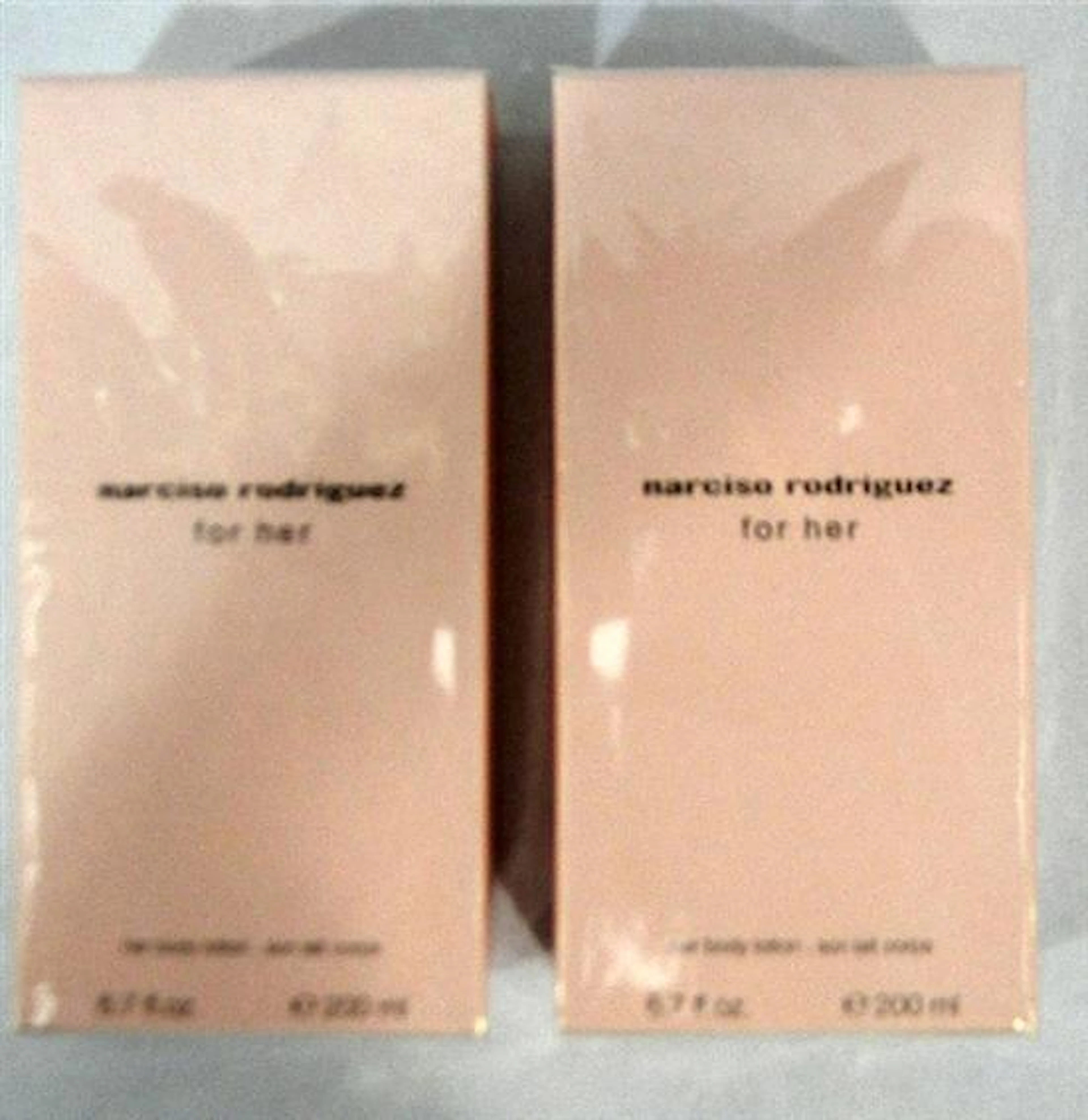 Two Narciso Rodriguez ''For Her'' Body Lotions 200ml