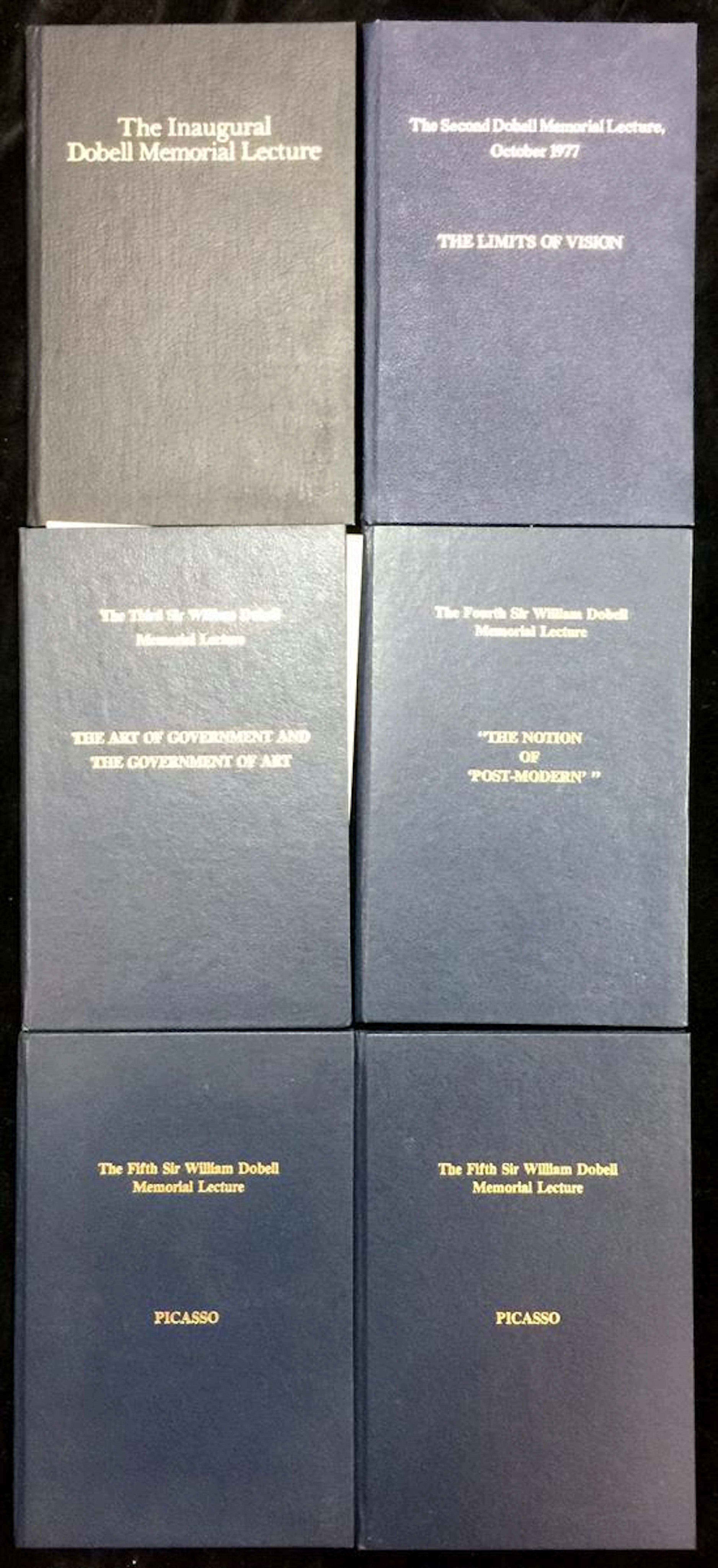 The Sir William Dobell Memorial Lectures (6) including: