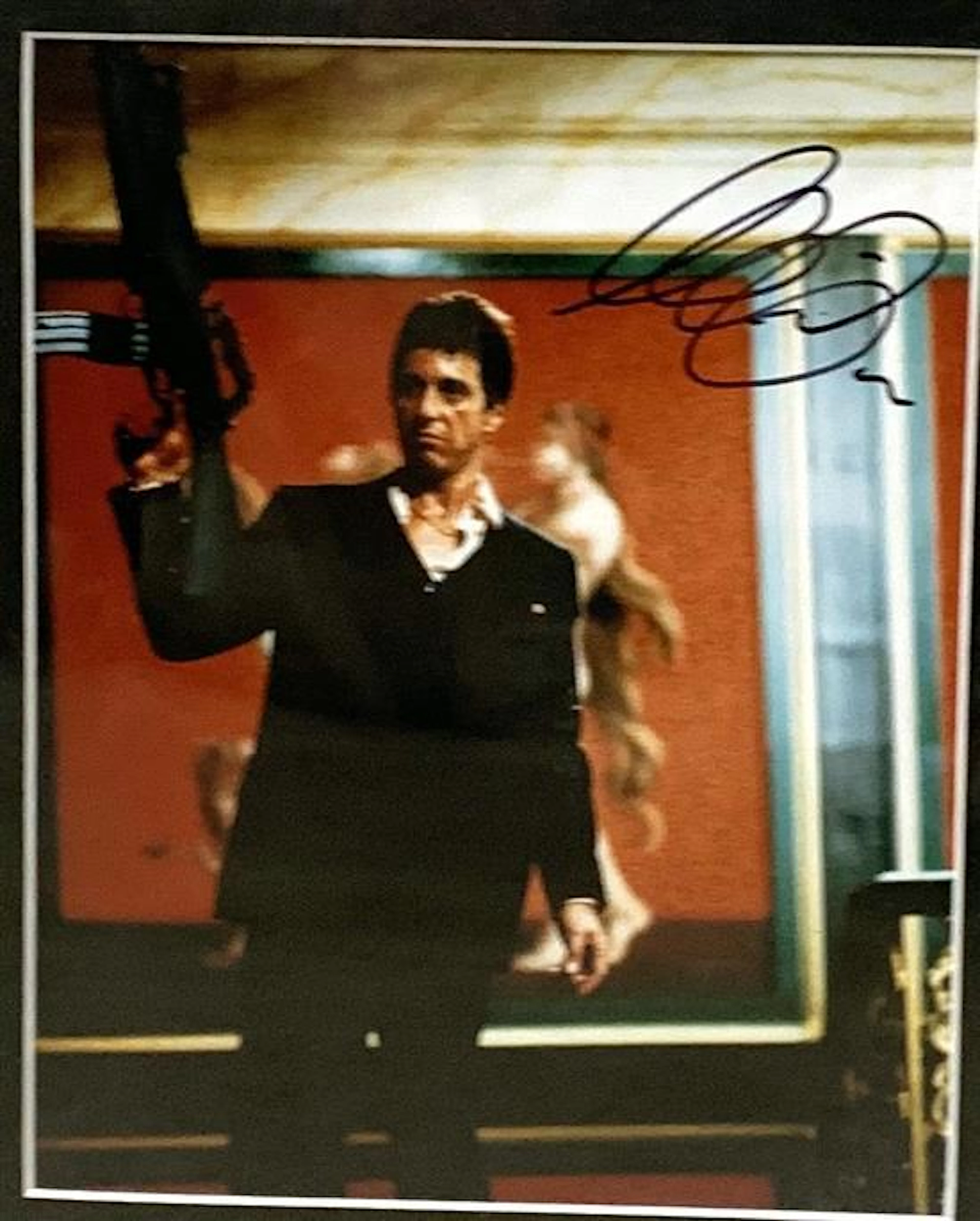 A Signed Print of Al Pacino as Scarface