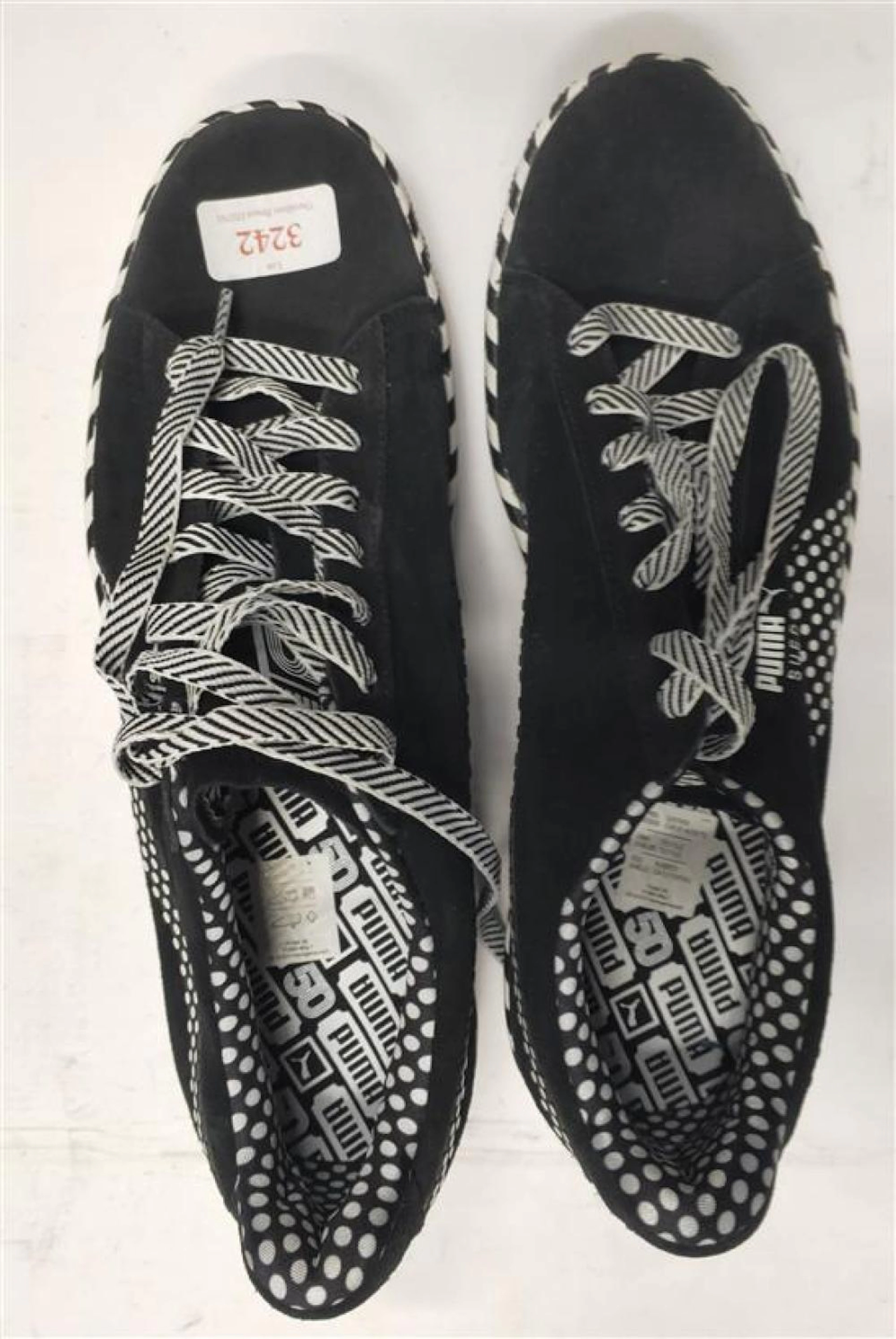 A pair of men's sport/casual shoes marked Puma Suede sizes 44.5 no box, worn